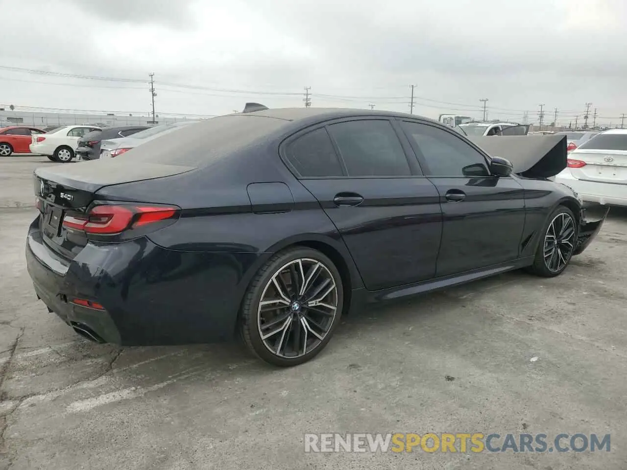 3 Photograph of a damaged car WBA53BJ02NWX48578 BMW 5 SERIES 2022