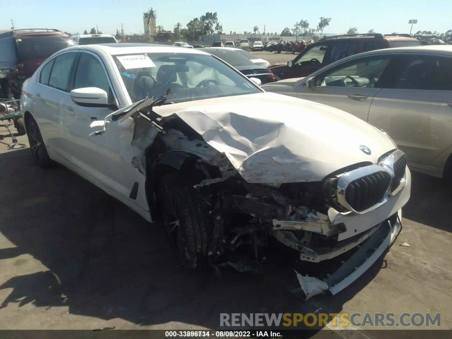 1 Photograph of a damaged car WBA53BJ03NCH79195 BMW 5 SERIES 2022