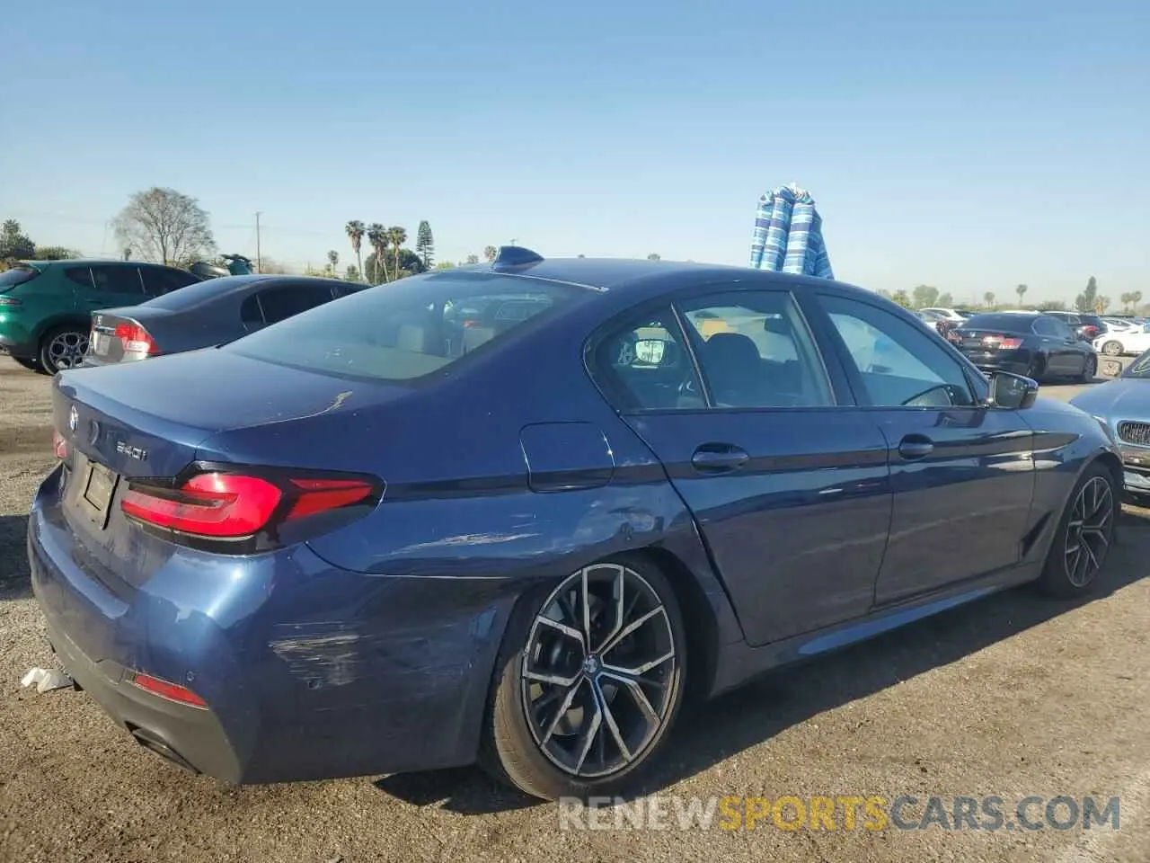 3 Photograph of a damaged car WBA53BJ05NCH73981 BMW 5 SERIES 2022