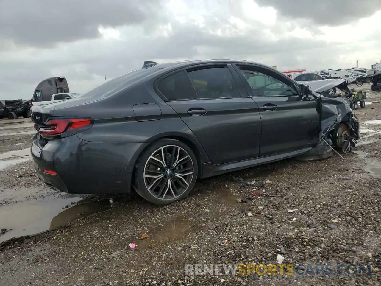 3 Photograph of a damaged car WBA53BJ07NCH68037 BMW 5 SERIES 2022
