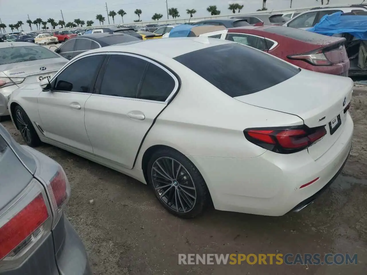 2 Photograph of a damaged car WBA73BJ06NWX46440 BMW 5 SERIES 2022