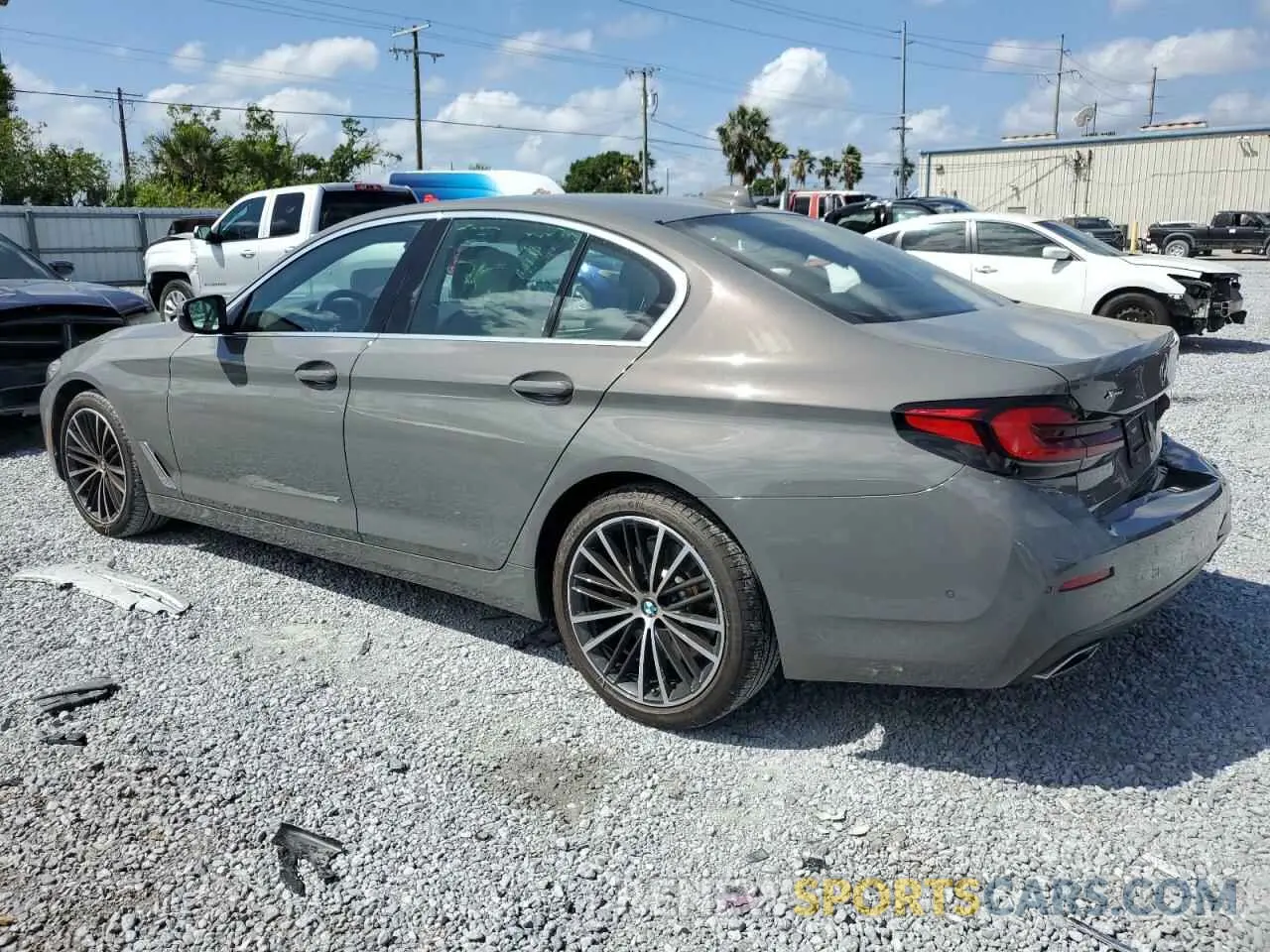 2 Photograph of a damaged car WBA73BJ08NWX48450 BMW 5 SERIES 2022