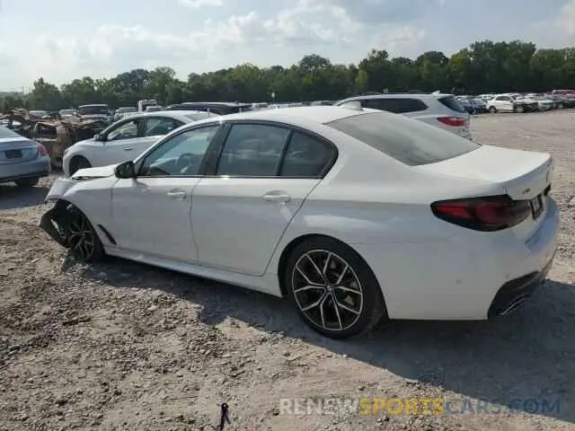 2 Photograph of a damaged car WBA73BJ09NWX76774 BMW 5 SERIES 2022