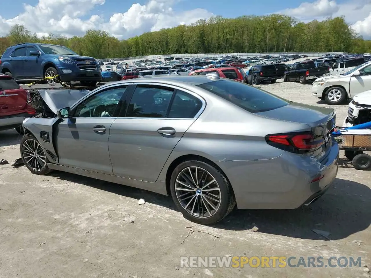 2 Photograph of a damaged car WBA33AG04PCM33374 BMW 5 SERIES 2023