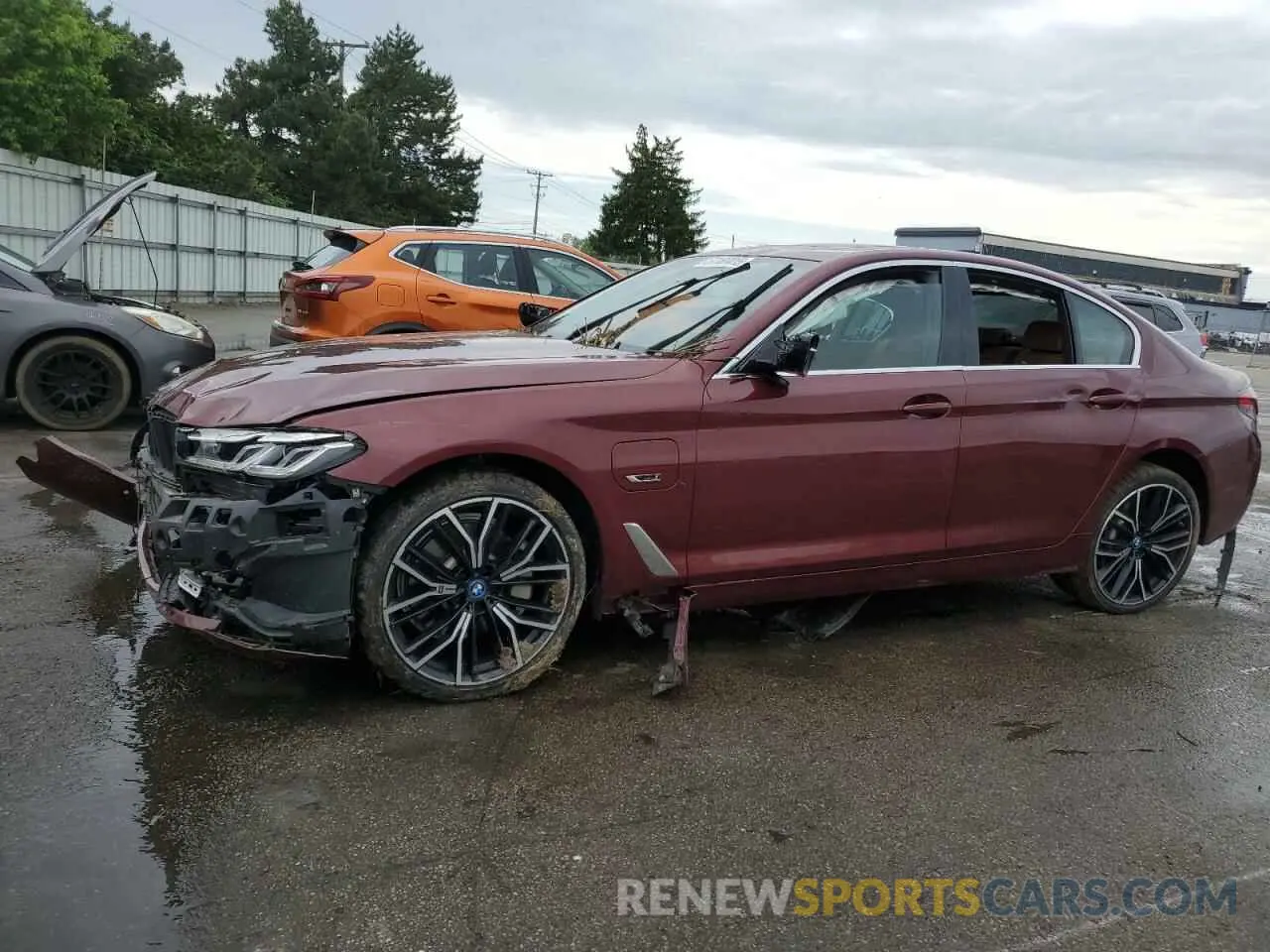 1 Photograph of a damaged car WBA33AG07PCM25883 BMW 5 SERIES 2023