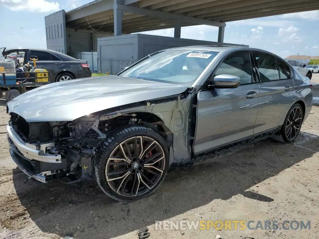 1 Photograph of a damaged car WBA53BH02PCM55841 BMW 5 SERIES 2023