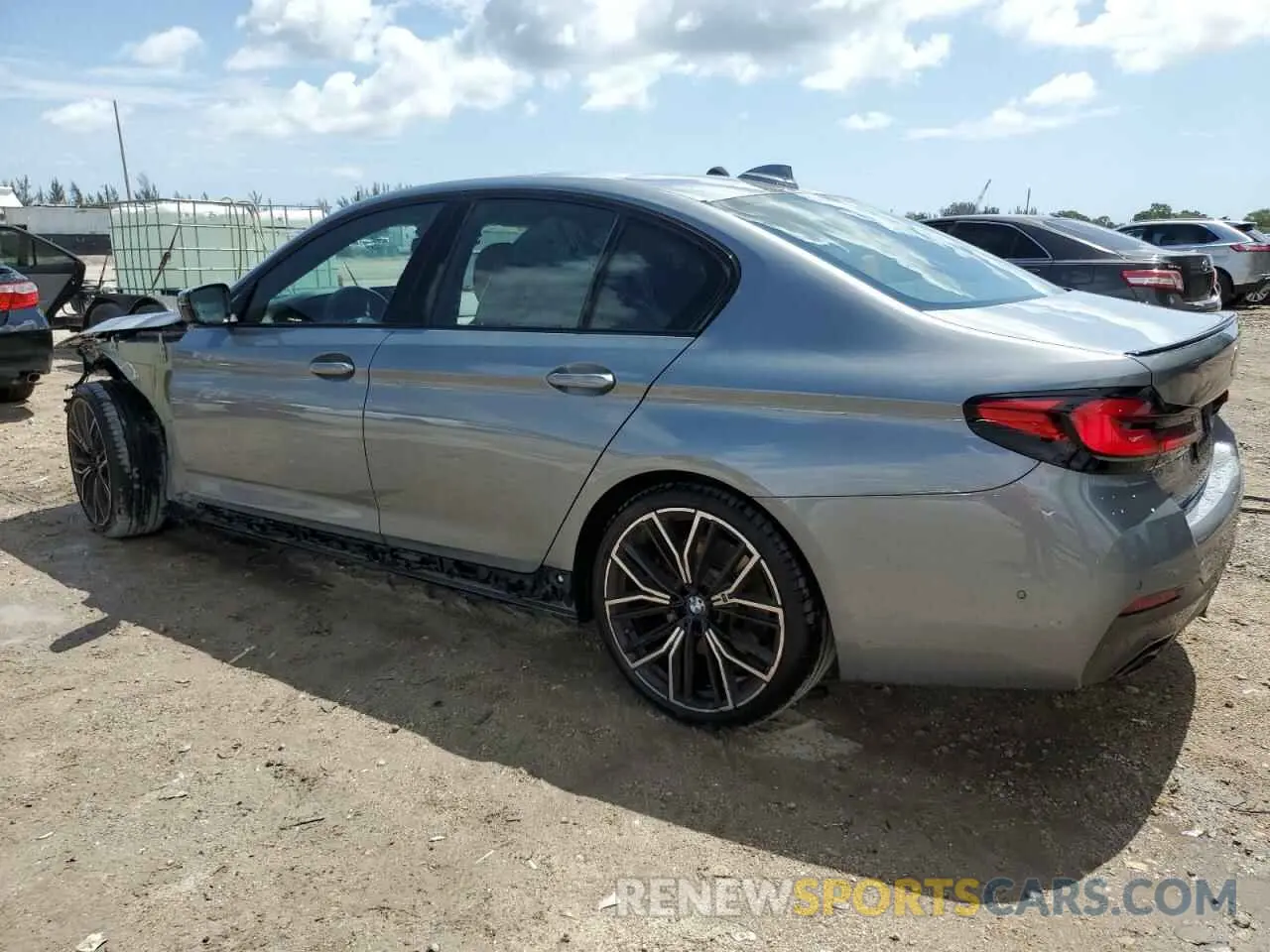 2 Photograph of a damaged car WBA53BH02PCM55841 BMW 5 SERIES 2023