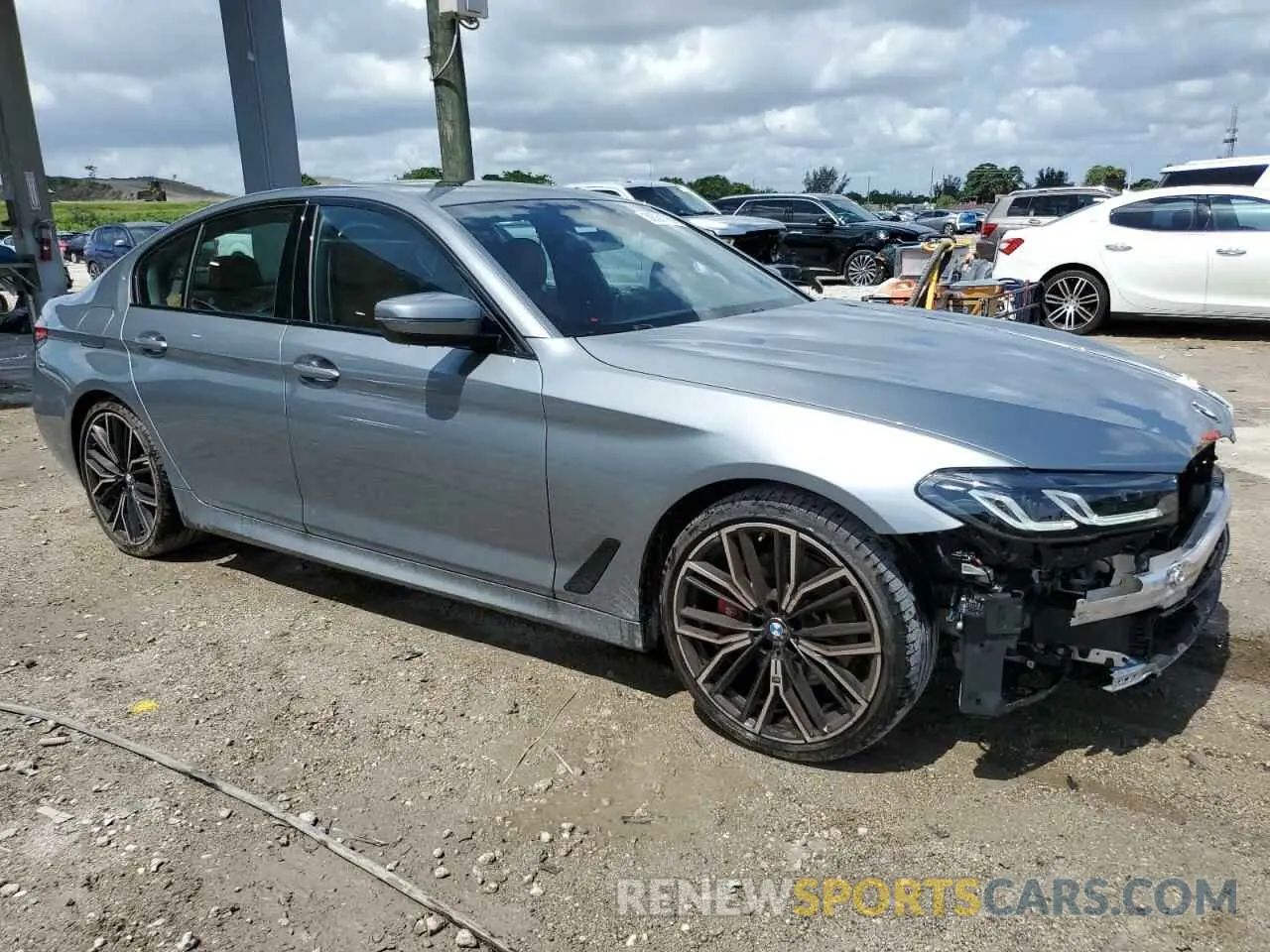 4 Photograph of a damaged car WBA53BH02PCM55841 BMW 5 SERIES 2023