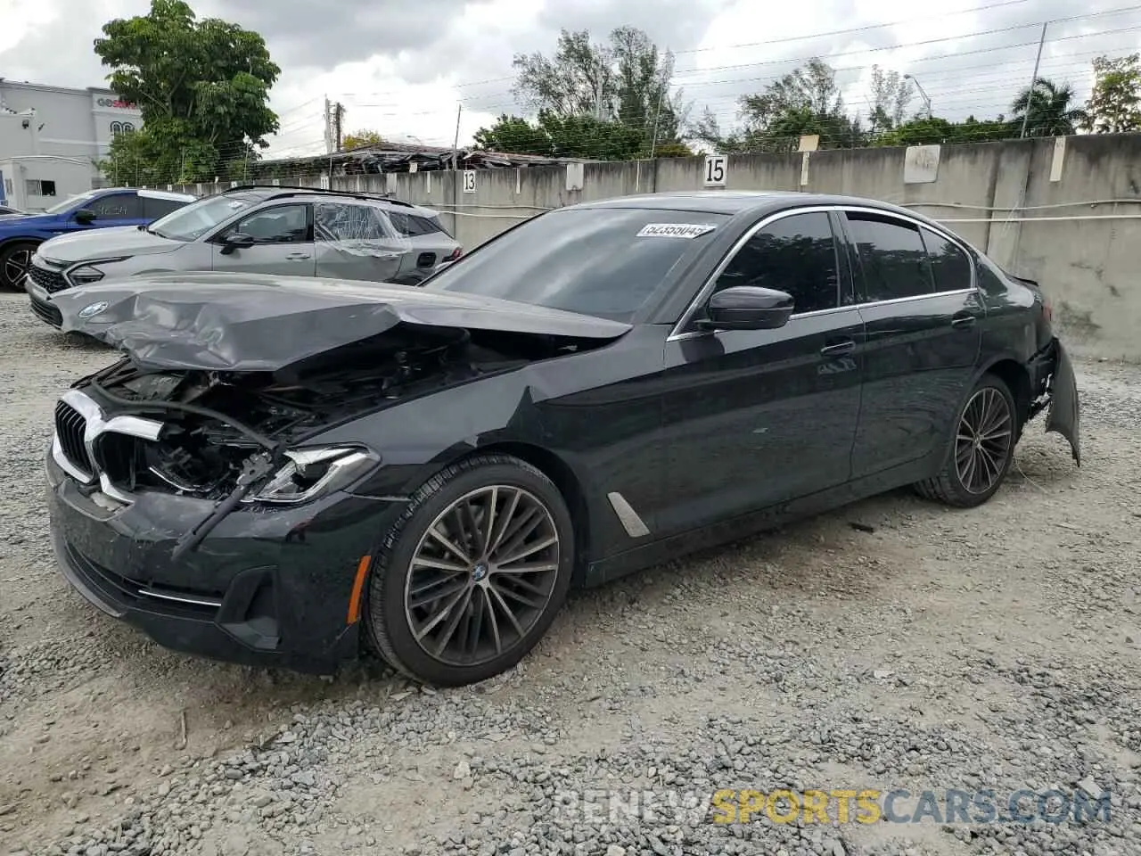 1 Photograph of a damaged car WBA53BH06PWX96514 BMW 5 SERIES 2023