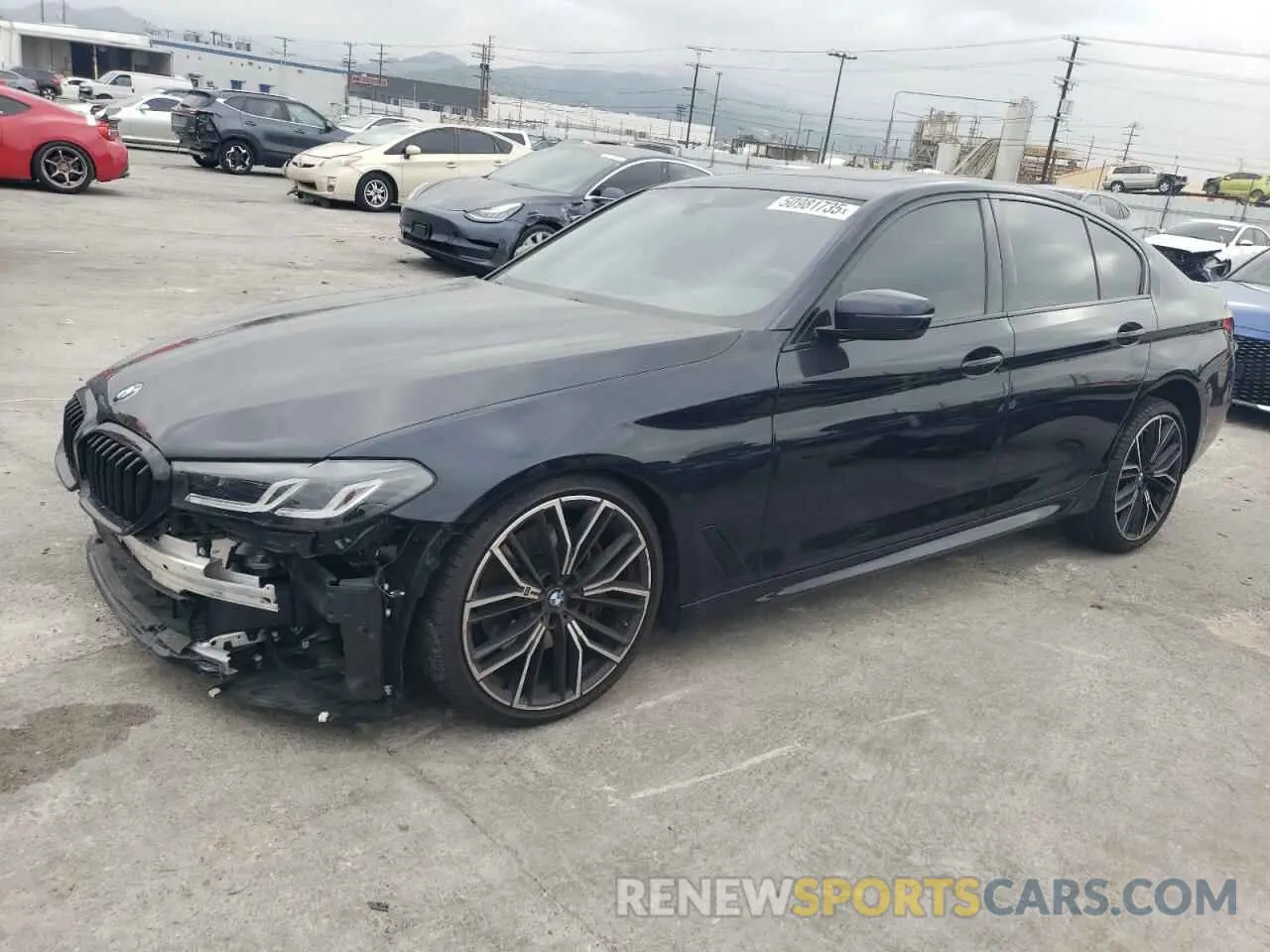 1 Photograph of a damaged car WBA53BH08PWY09361 BMW 5 SERIES 2023
