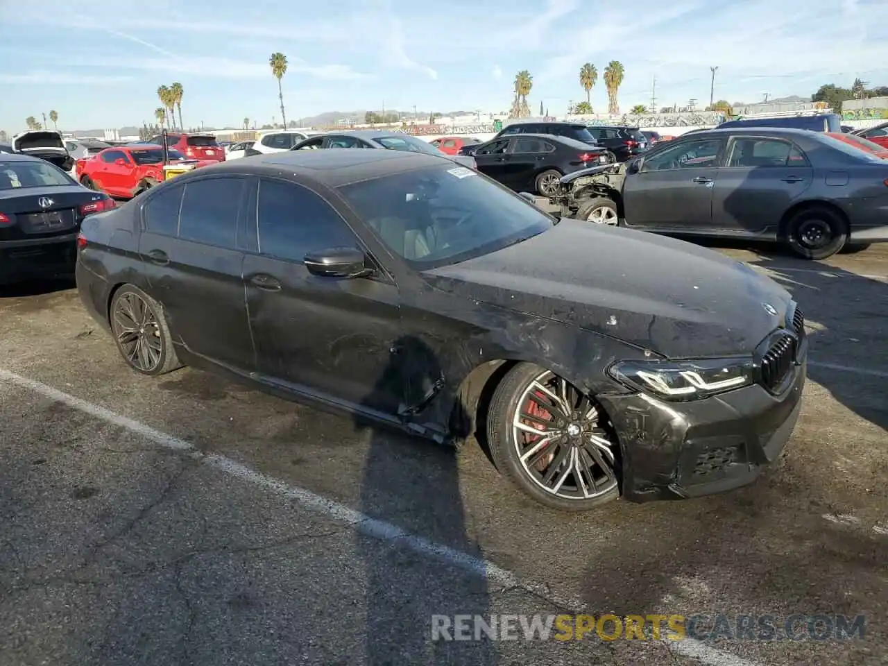 4 Photograph of a damaged car WBA53BJ0XPWX85901 BMW 5 SERIES 2023