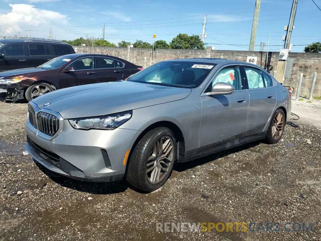 1 Photograph of a damaged car WBA43FJ01RCR69731 BMW 5 SERIES 2024