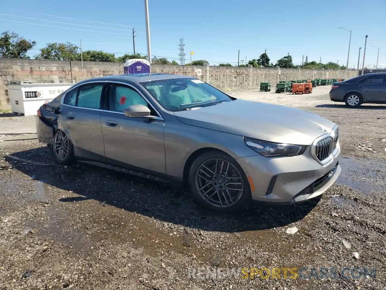 4 Photograph of a damaged car WBA43FJ01RCR69731 BMW 5 SERIES 2024