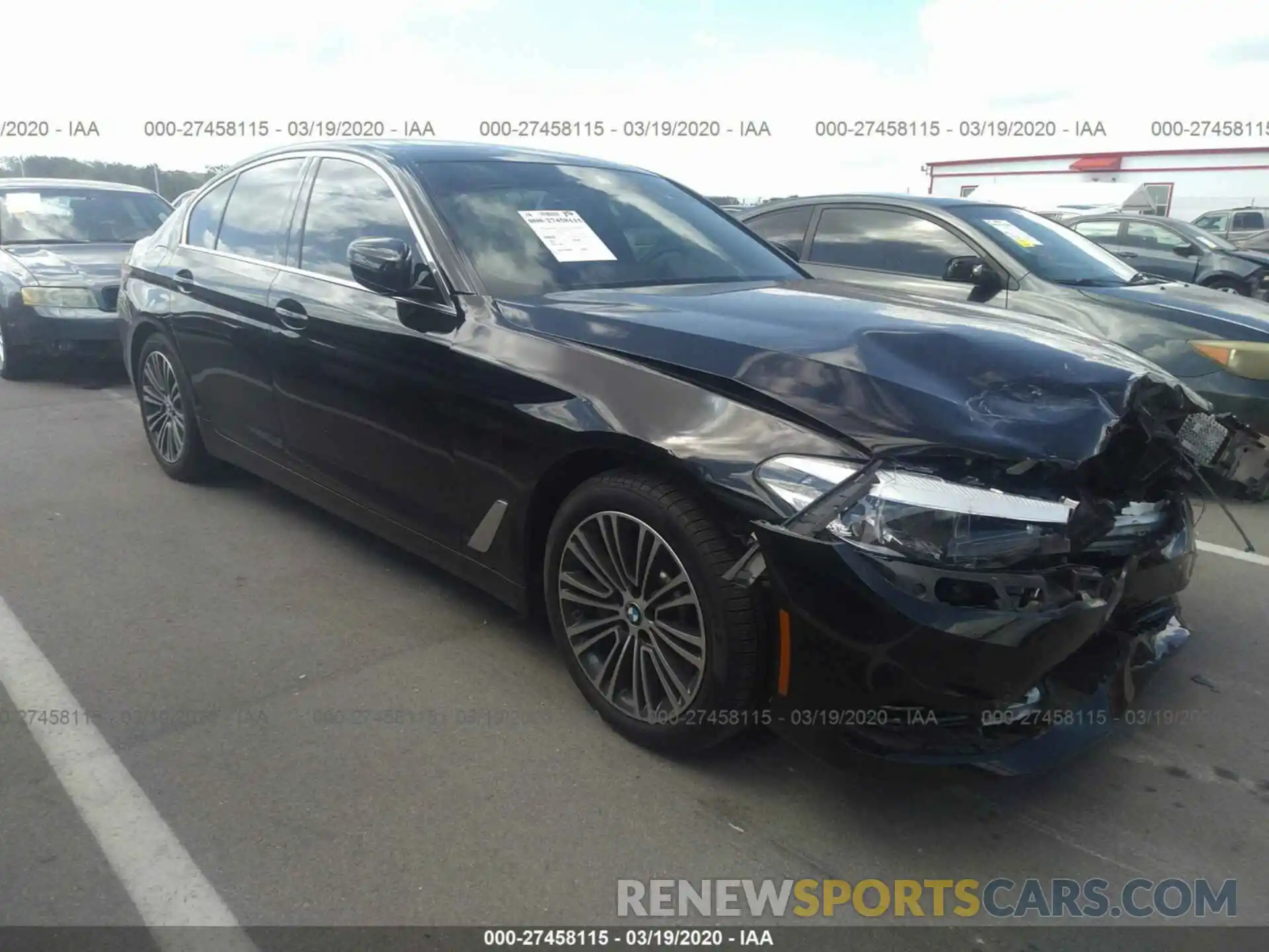 1 Photograph of a damaged car WBAJA5C51KWW26952 BMW 530 2019