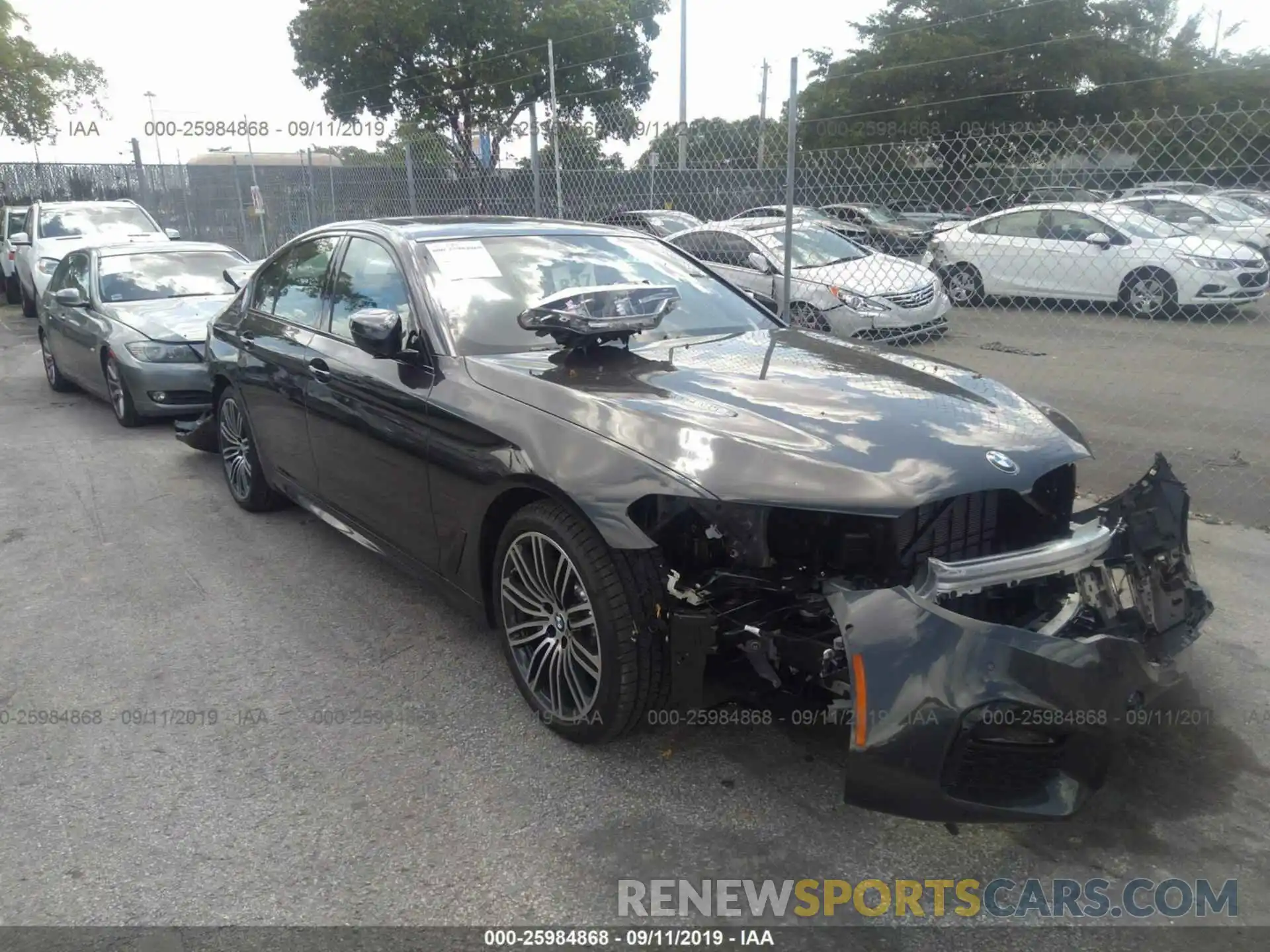 1 Photograph of a damaged car WBAJA5C57KWW38426 BMW 530 2019