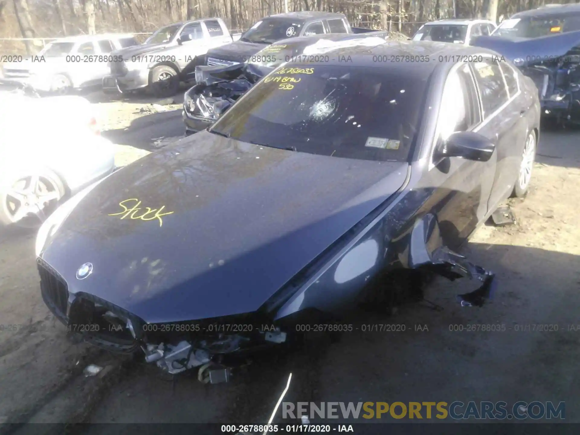 2 Photograph of a damaged car WBAJA7C55KWW01757 BMW 530 2019