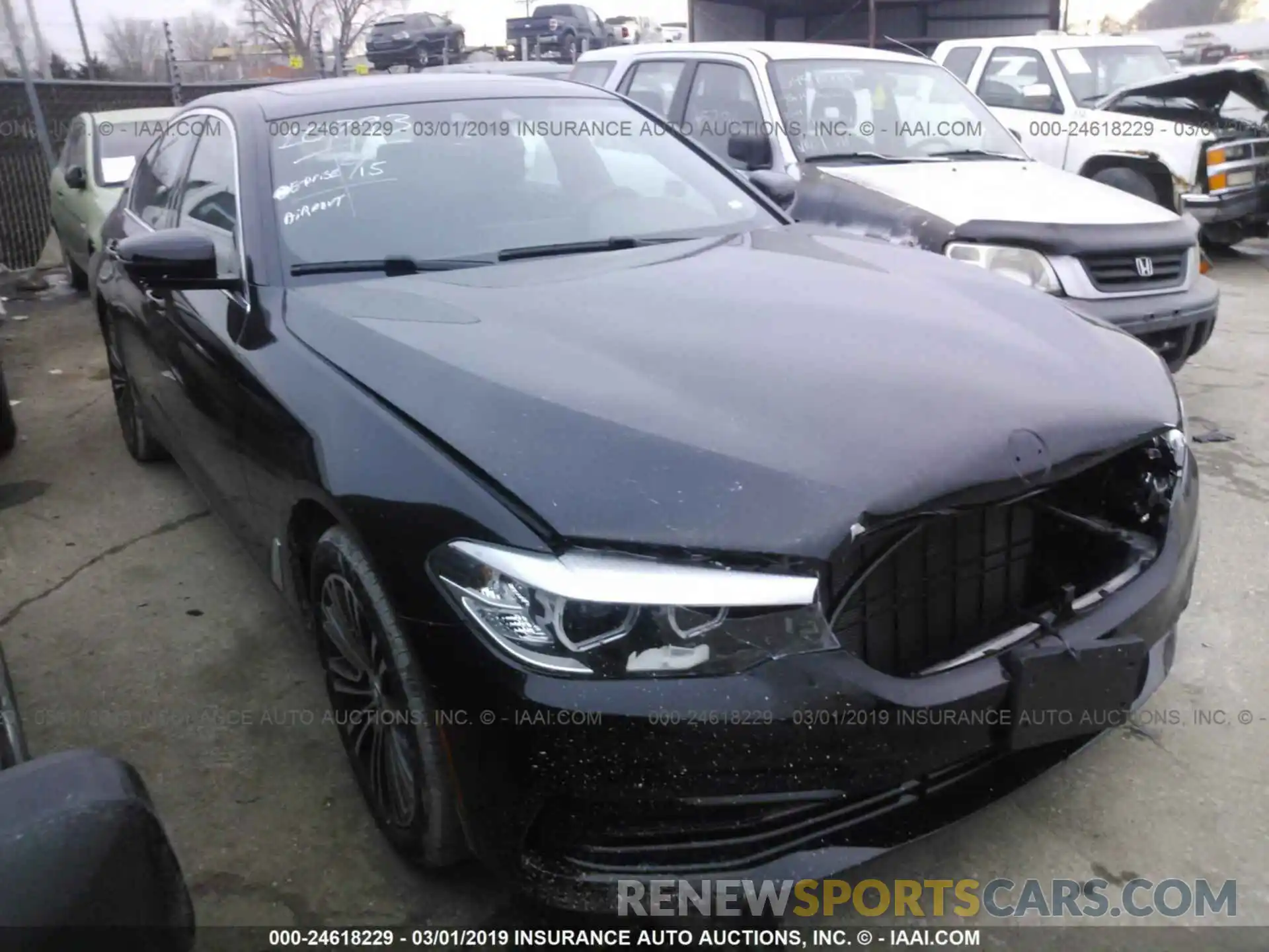 1 Photograph of a damaged car WBAJA7C56KWW17644 BMW 530 2019