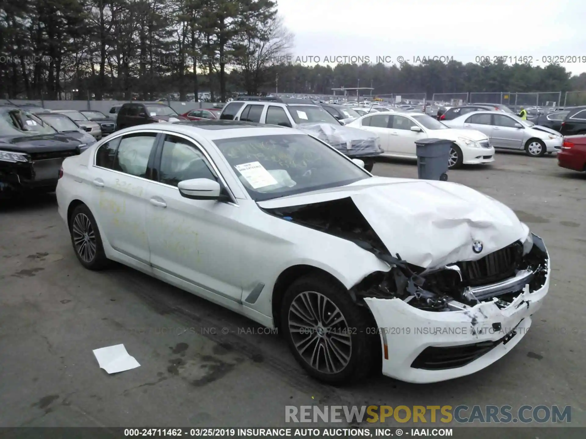 1 Photograph of a damaged car WBAJA7C57KWW08502 BMW 530 2019