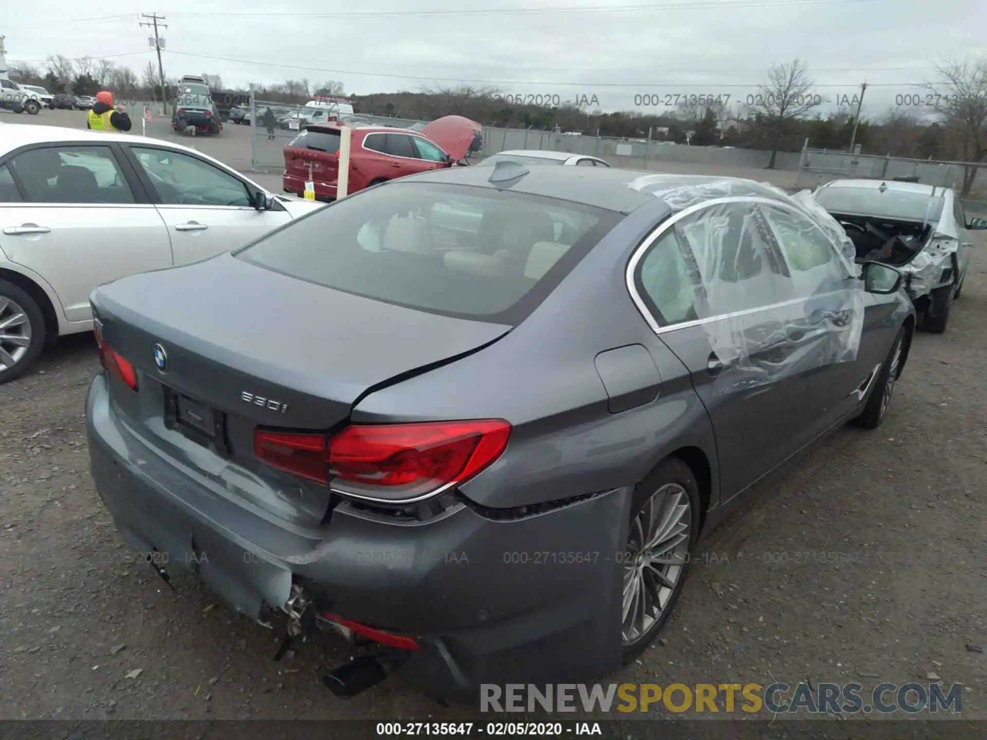 4 Photograph of a damaged car WBAJA7C5XKG912644 BMW 530 2019