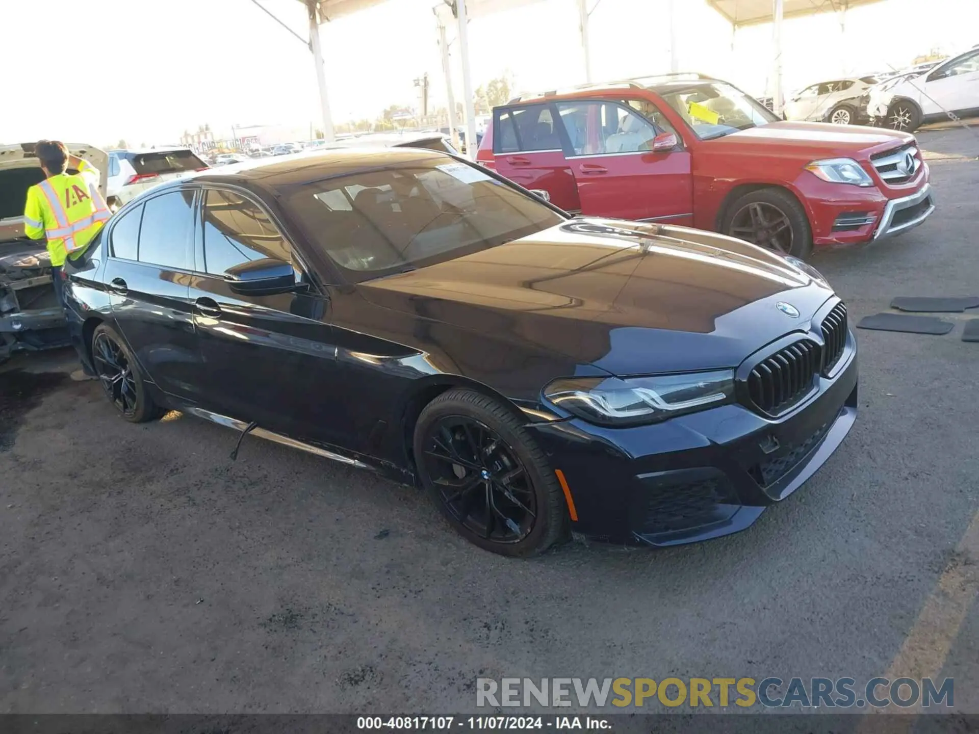 1 Photograph of a damaged car WBA53BH00NWX49573 BMW 530 2022