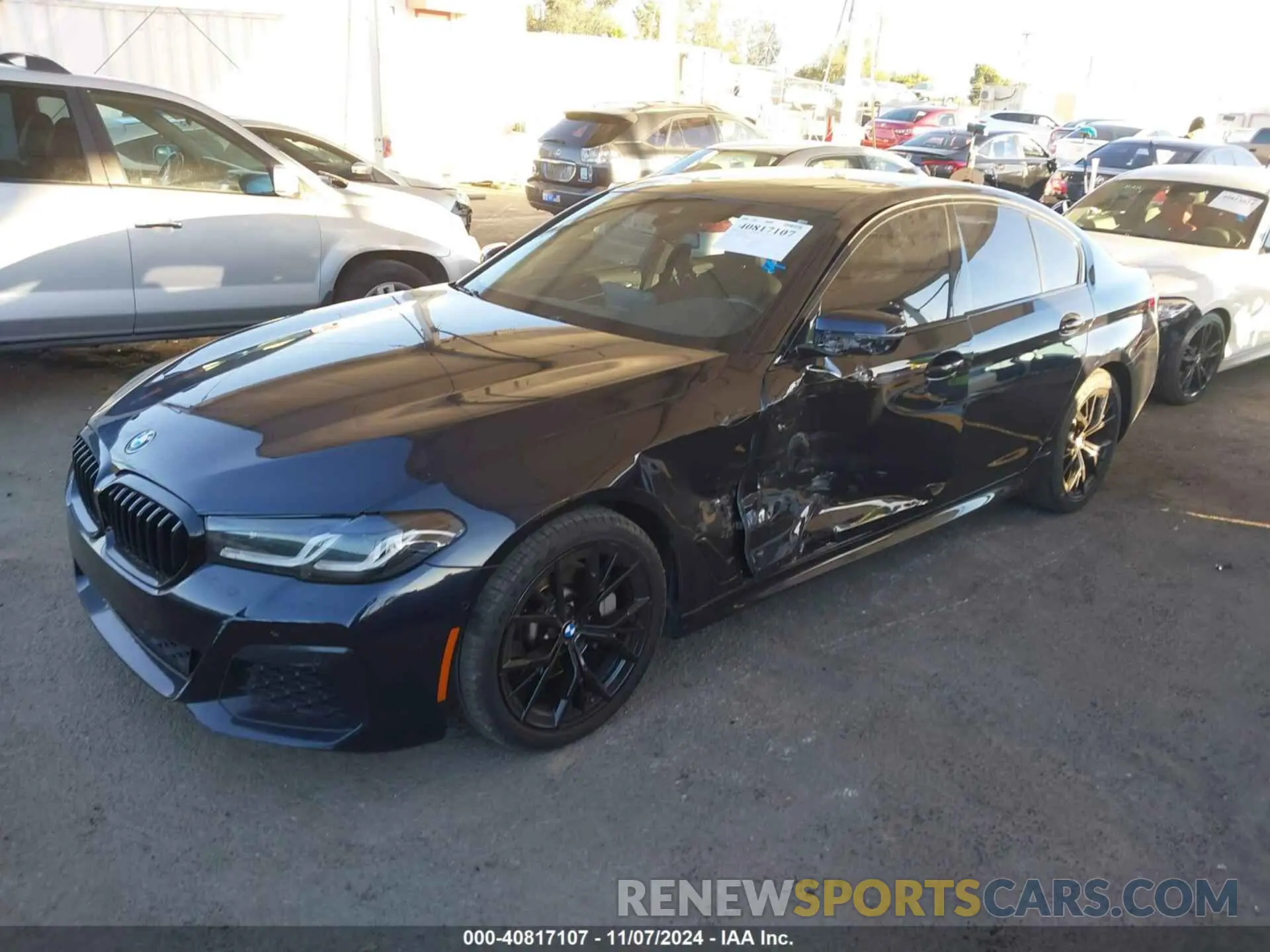 2 Photograph of a damaged car WBA53BH00NWX49573 BMW 530 2022