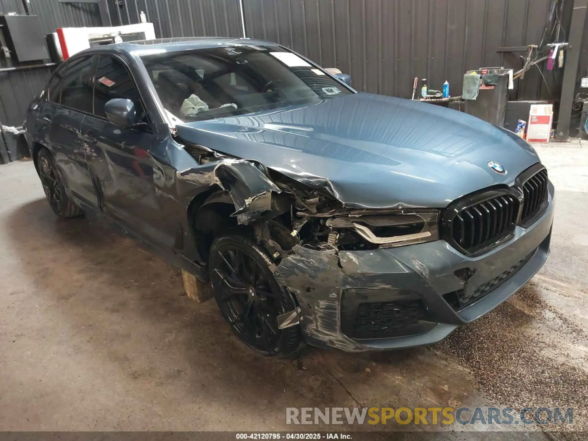 1 Photograph of a damaged car WBA13BJ02PWY10501 BMW 530 2023