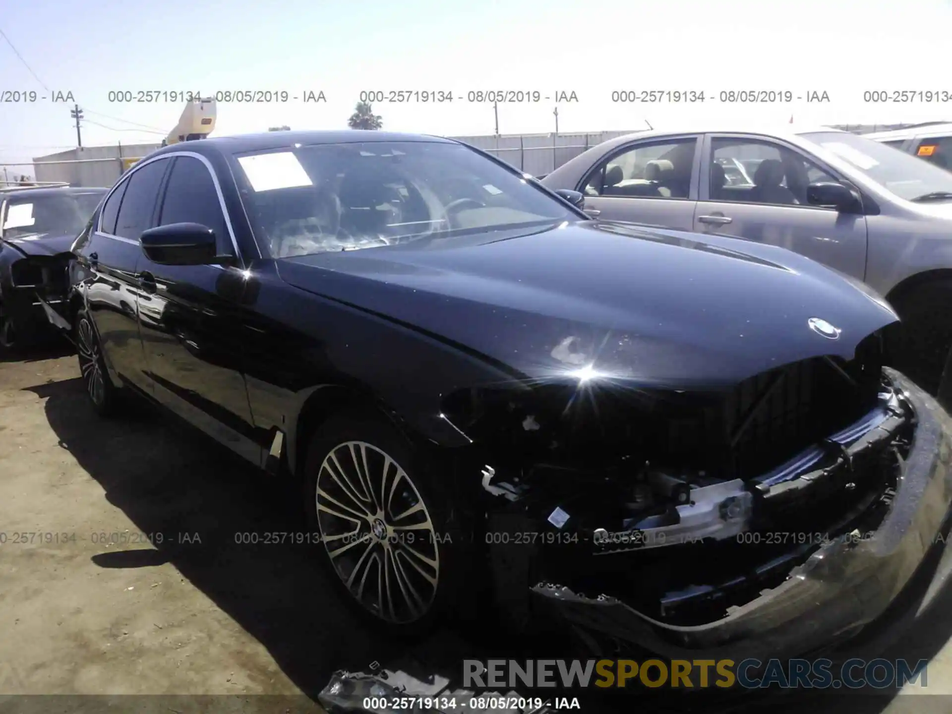 1 Photograph of a damaged car WBAJA9C50KB399414 BMW 530E 2019