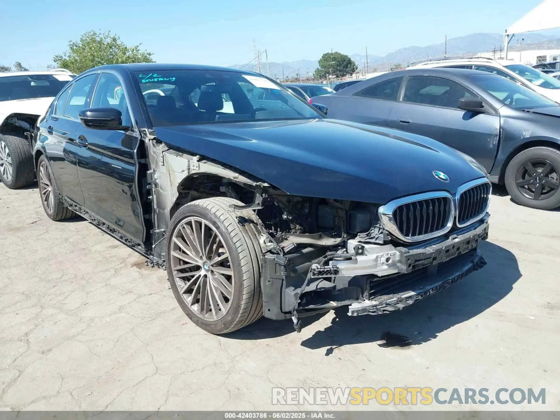 1 Photograph of a damaged car WBAJA9C51KB398935 BMW 530E 2019