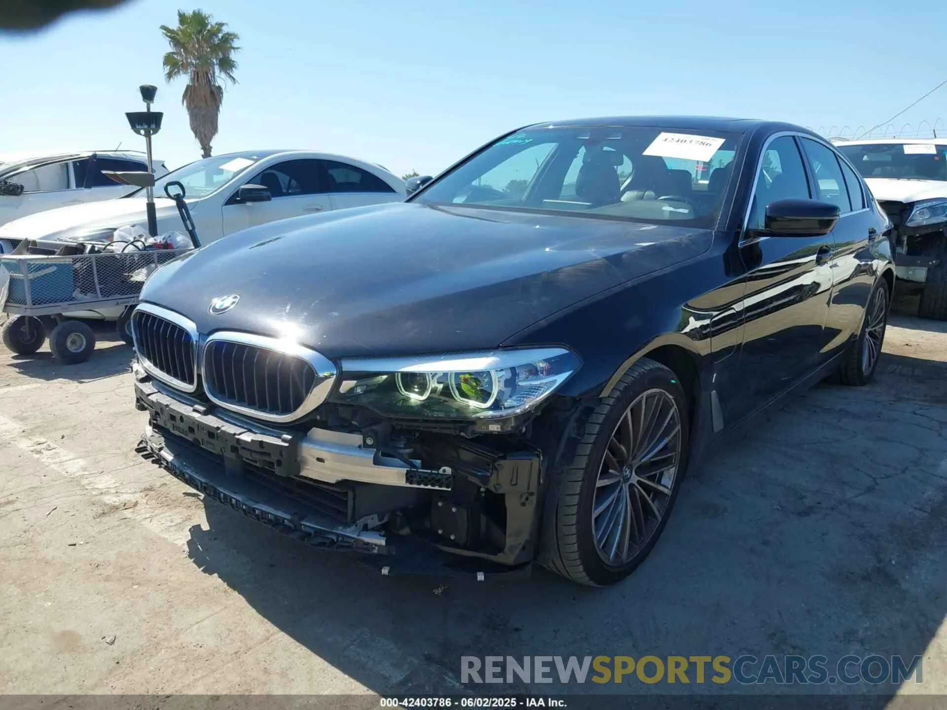 2 Photograph of a damaged car WBAJA9C51KB398935 BMW 530E 2019