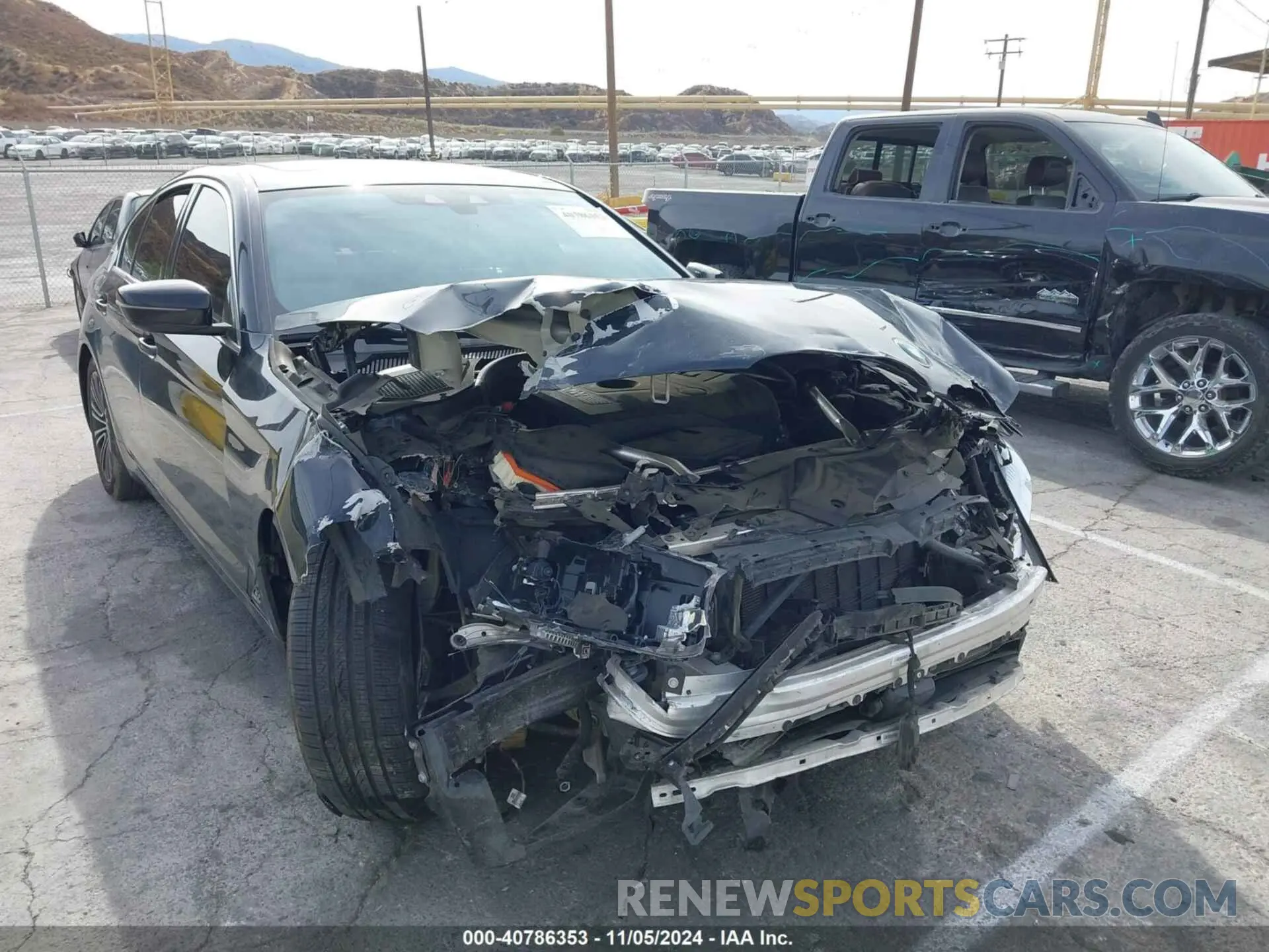 6 Photograph of a damaged car WBAJA9C52KB399804 BMW 530E 2019