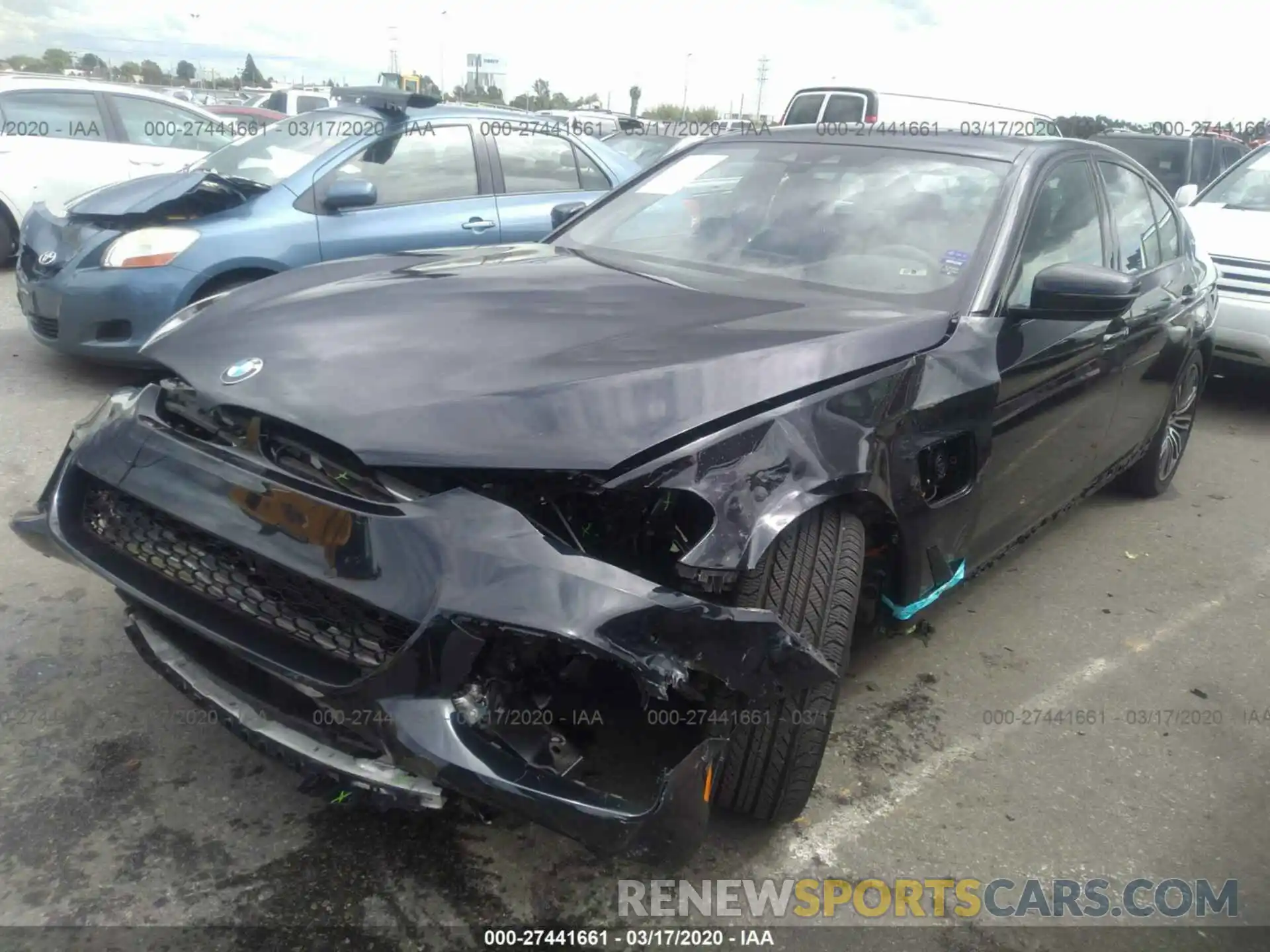 2 Photograph of a damaged car WBAJA9C53KB254352 BMW 530E 2019