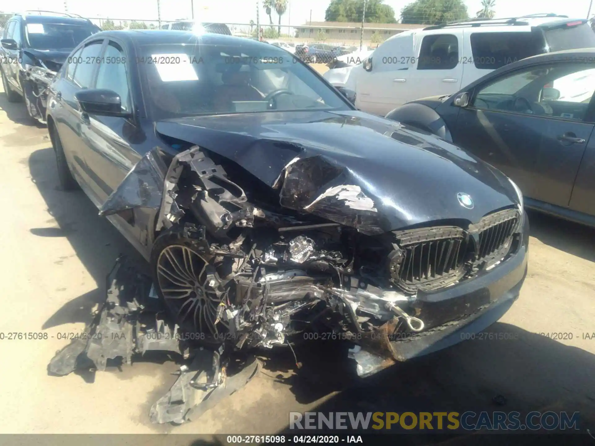 1 Photograph of a damaged car WBAJA9C53KB254416 BMW 530E 2019