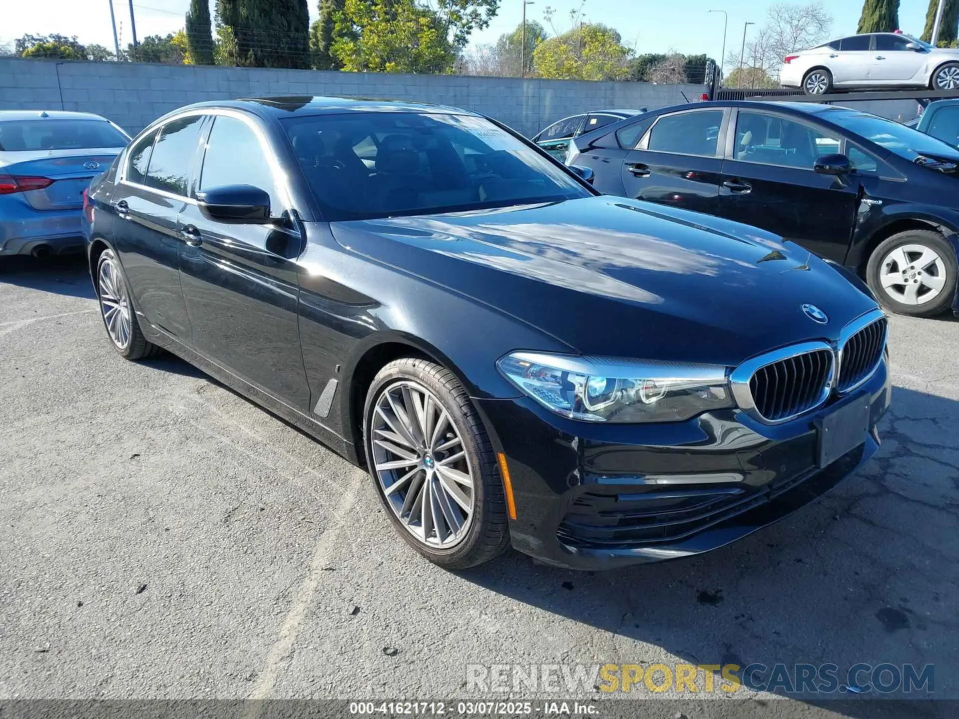 1 Photograph of a damaged car WBAJA9C53KB388861 BMW 530E 2019