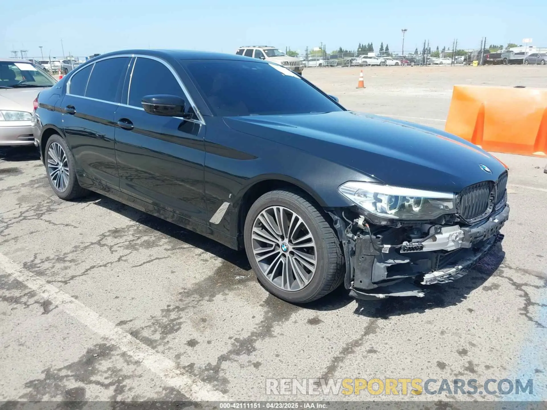 1 Photograph of a damaged car WBAJA9C55KB398646 BMW 530E 2019