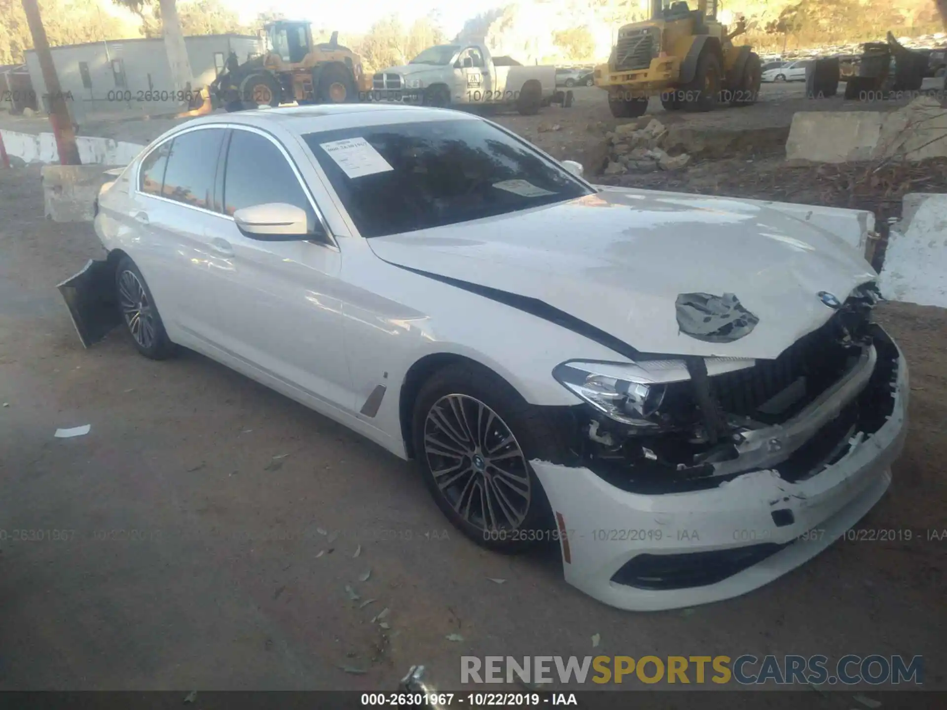 1 Photograph of a damaged car WBAJA9C57KB399278 BMW 530E 2019