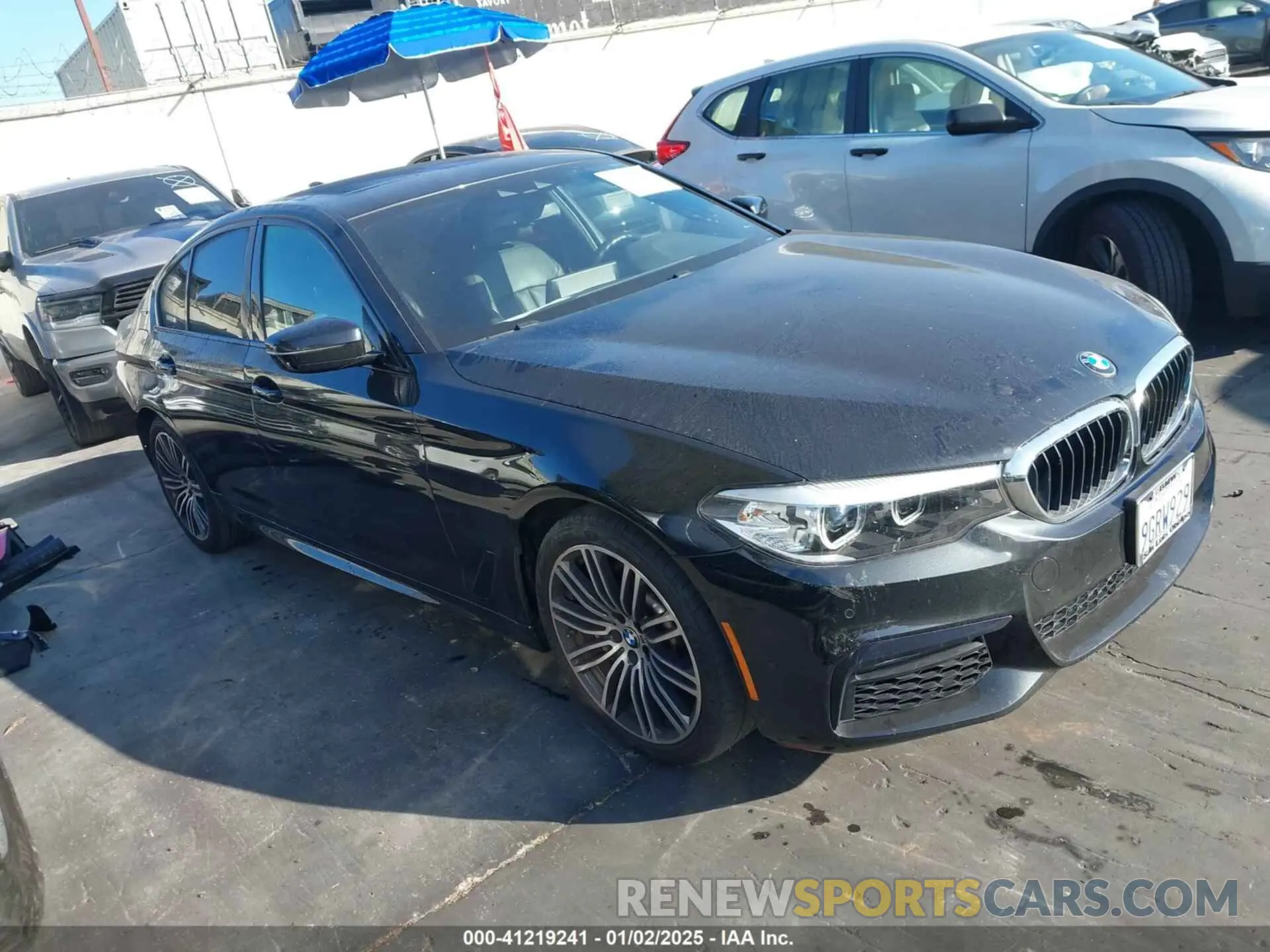 1 Photograph of a damaged car WBAJA9C57KB399703 BMW 530E 2019