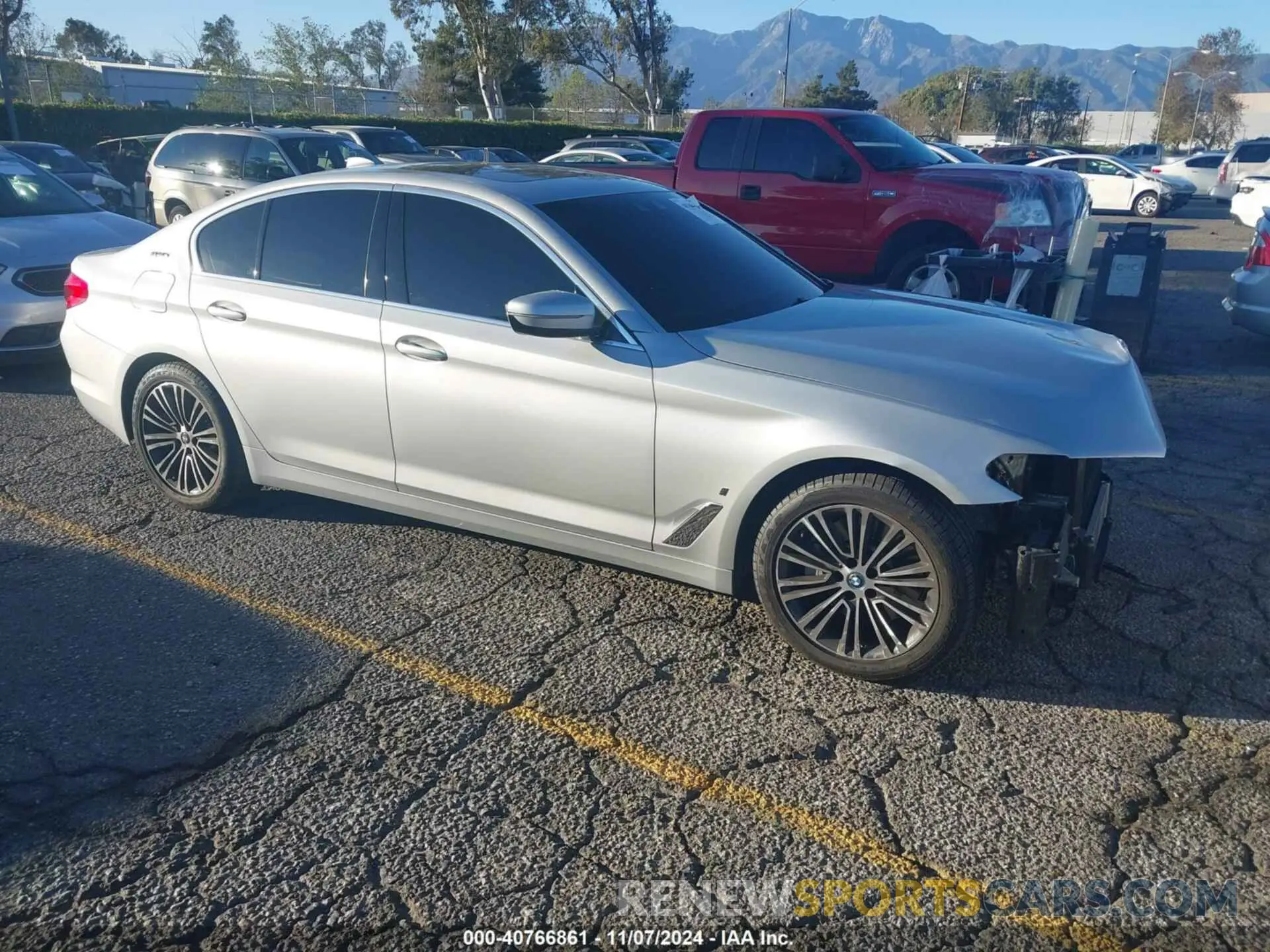1 Photograph of a damaged car WBAJA9C58KB399273 BMW 530E 2019