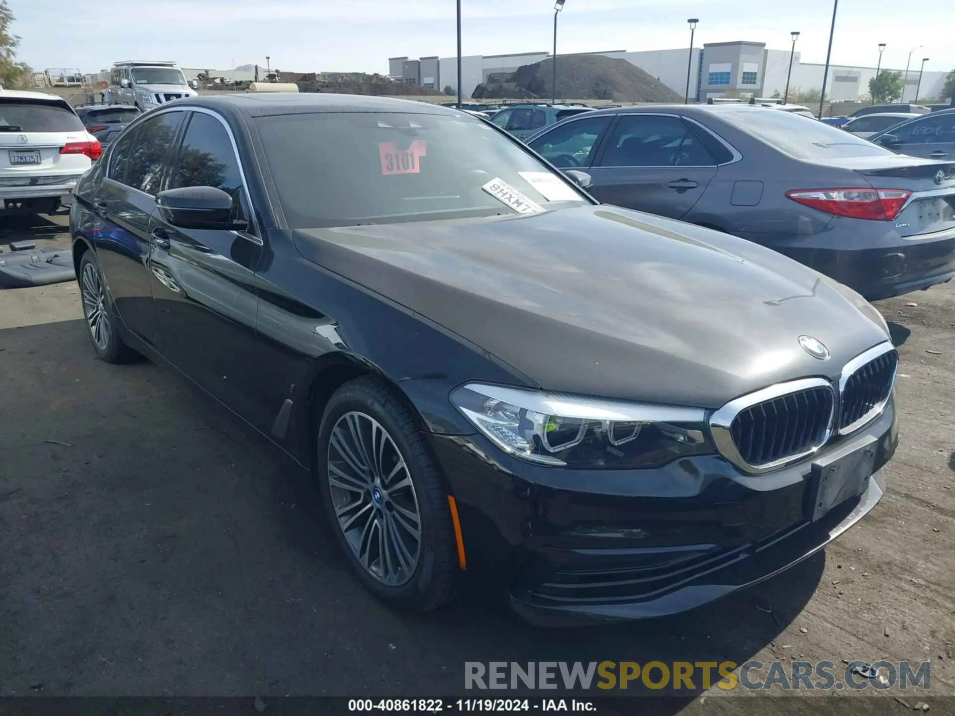 1 Photograph of a damaged car WBAJA9C5XKB389649 BMW 530E 2019