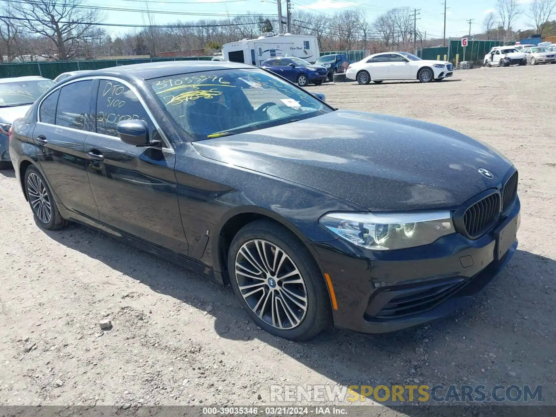 1 Photograph of a damaged car WBAJB1C53KB376997 BMW 530E 2019