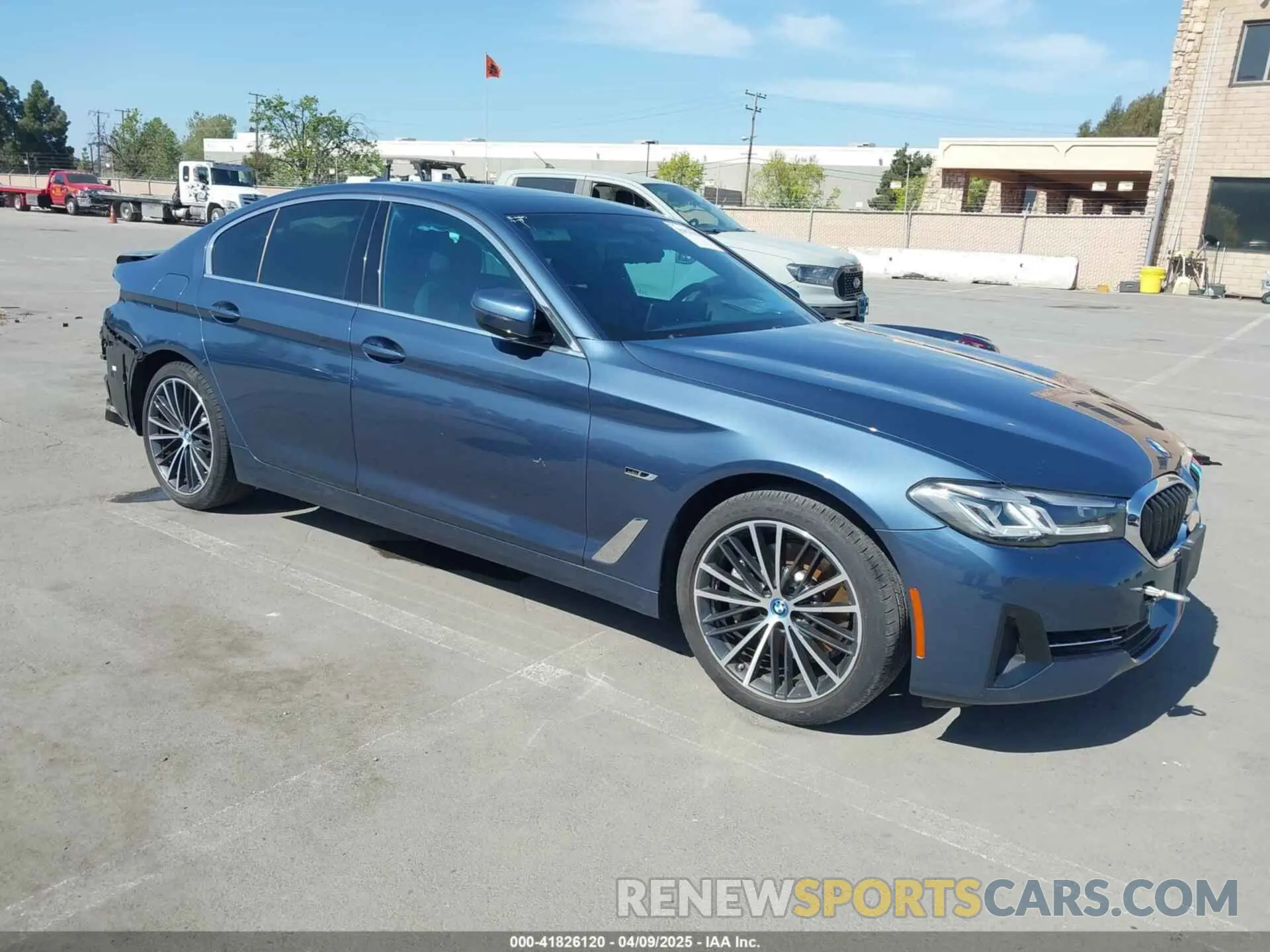 1 Photograph of a damaged car WBA13AG04PCM42051 BMW 530E 2023