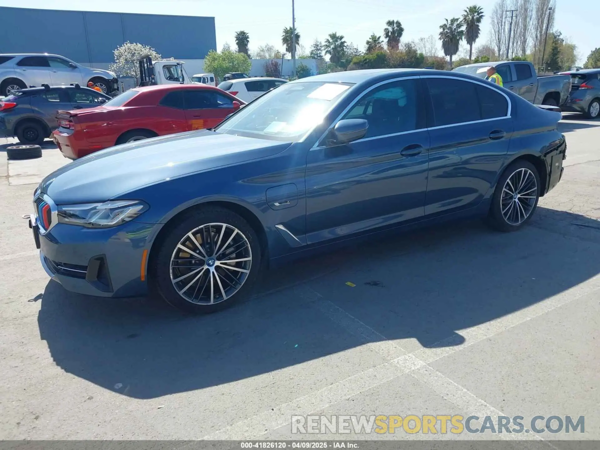 2 Photograph of a damaged car WBA13AG04PCM42051 BMW 530E 2023