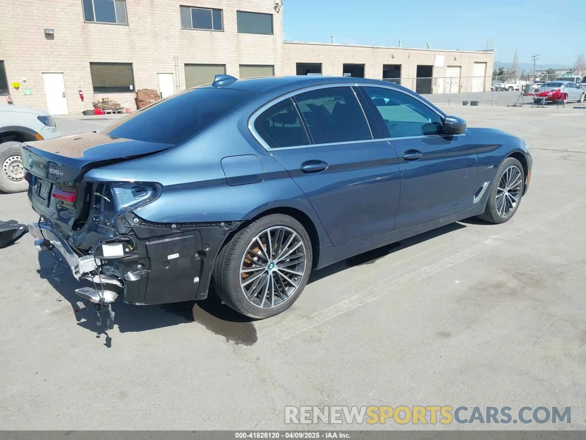 4 Photograph of a damaged car WBA13AG04PCM42051 BMW 530E 2023