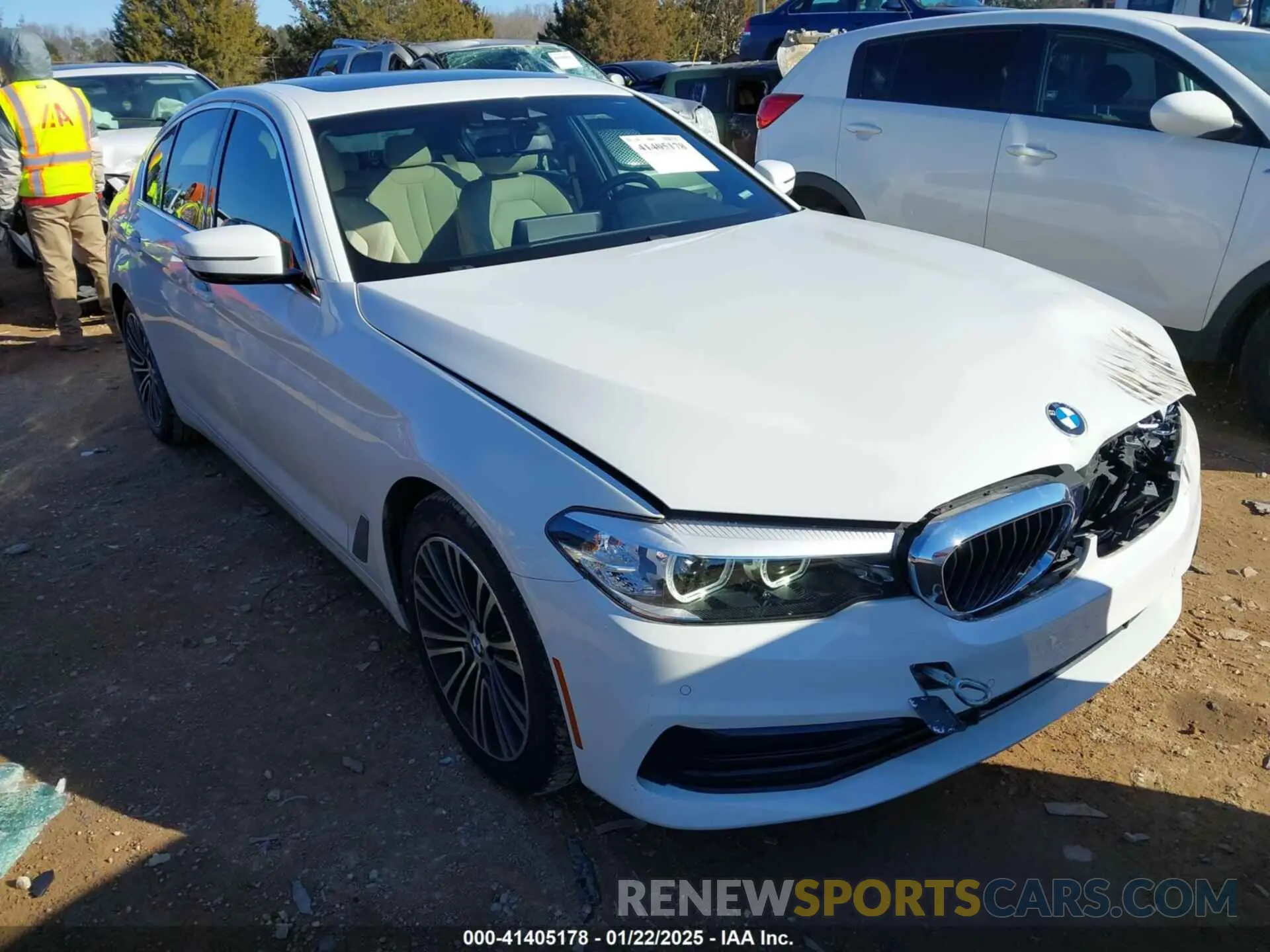 1 Photograph of a damaged car WBAJA5C51KWW09200 BMW 530I 2019