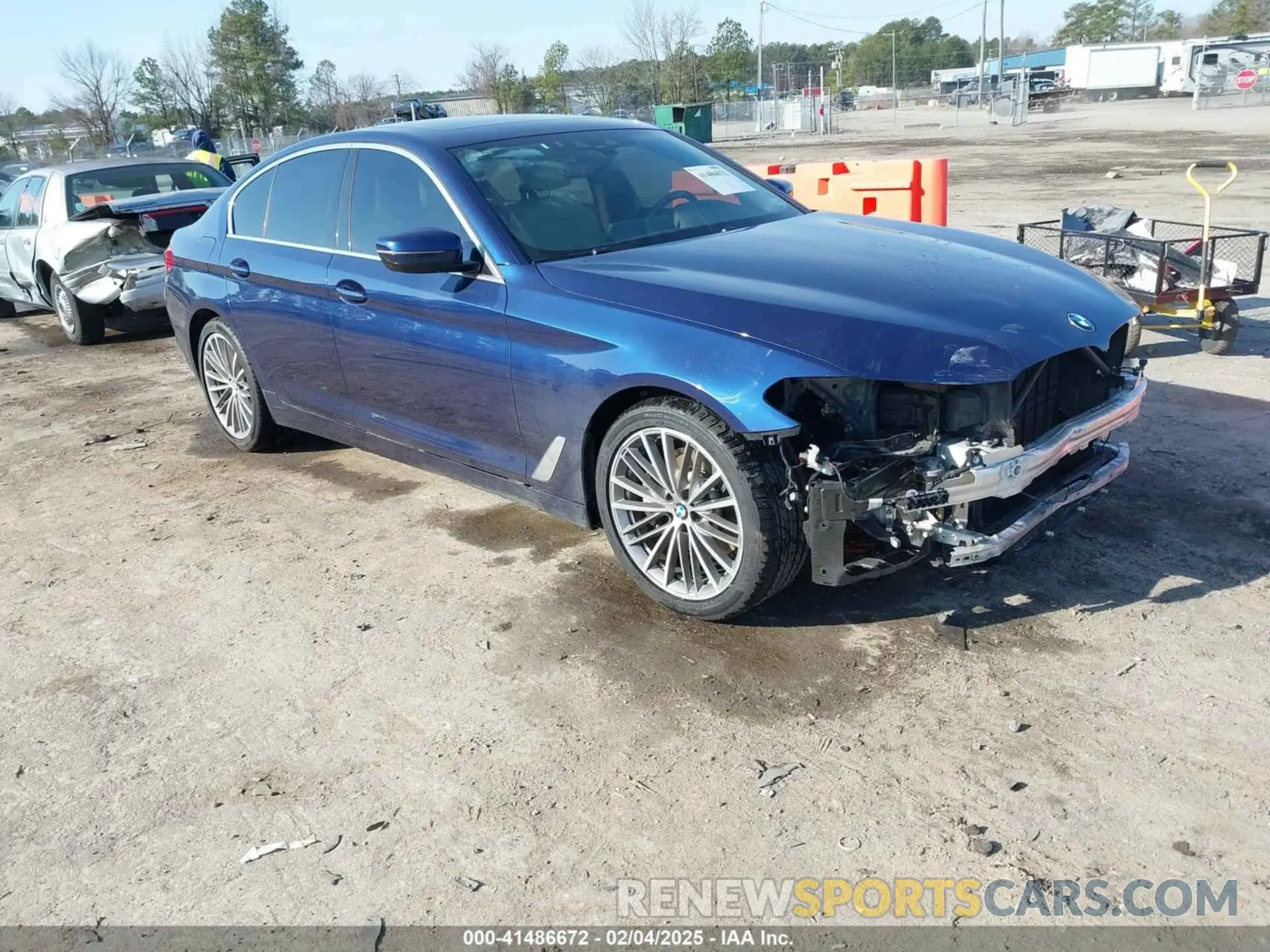1 Photograph of a damaged car WBAJA5C51KWW24456 BMW 530I 2019