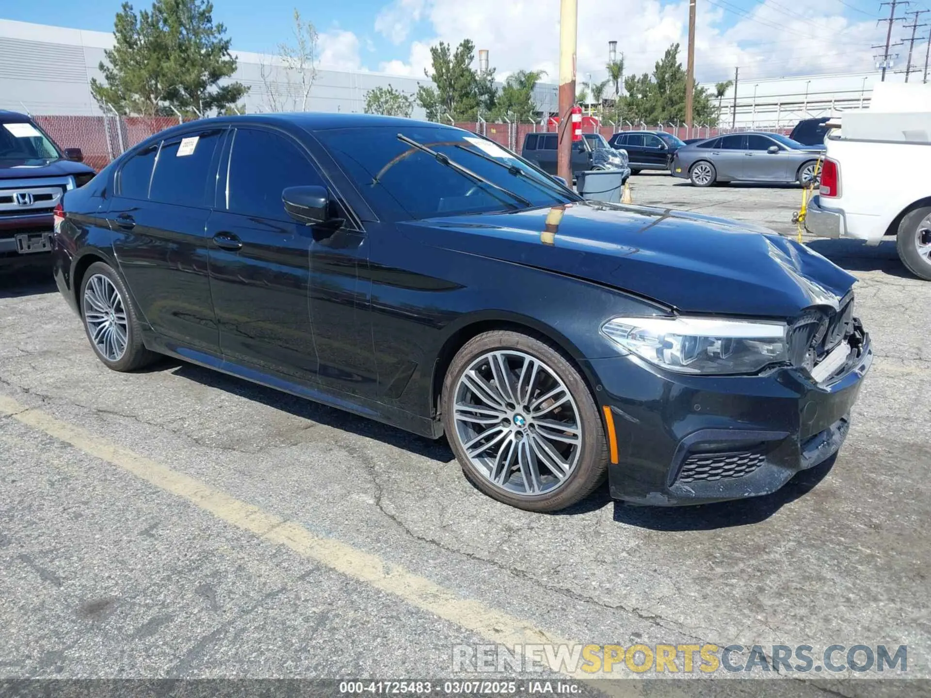 1 Photograph of a damaged car WBAJA5C52KWW19489 BMW 530I 2019