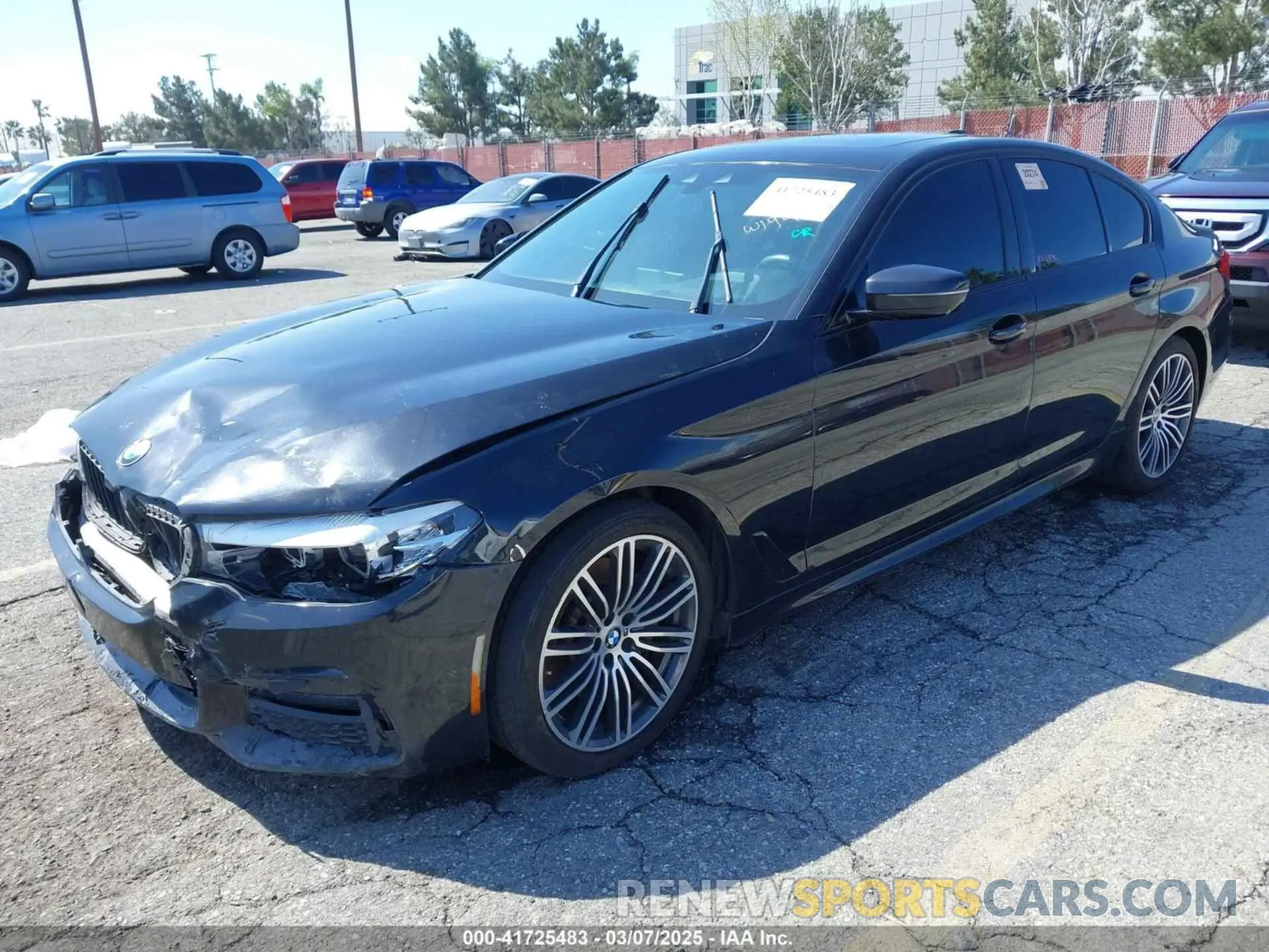 2 Photograph of a damaged car WBAJA5C52KWW19489 BMW 530I 2019