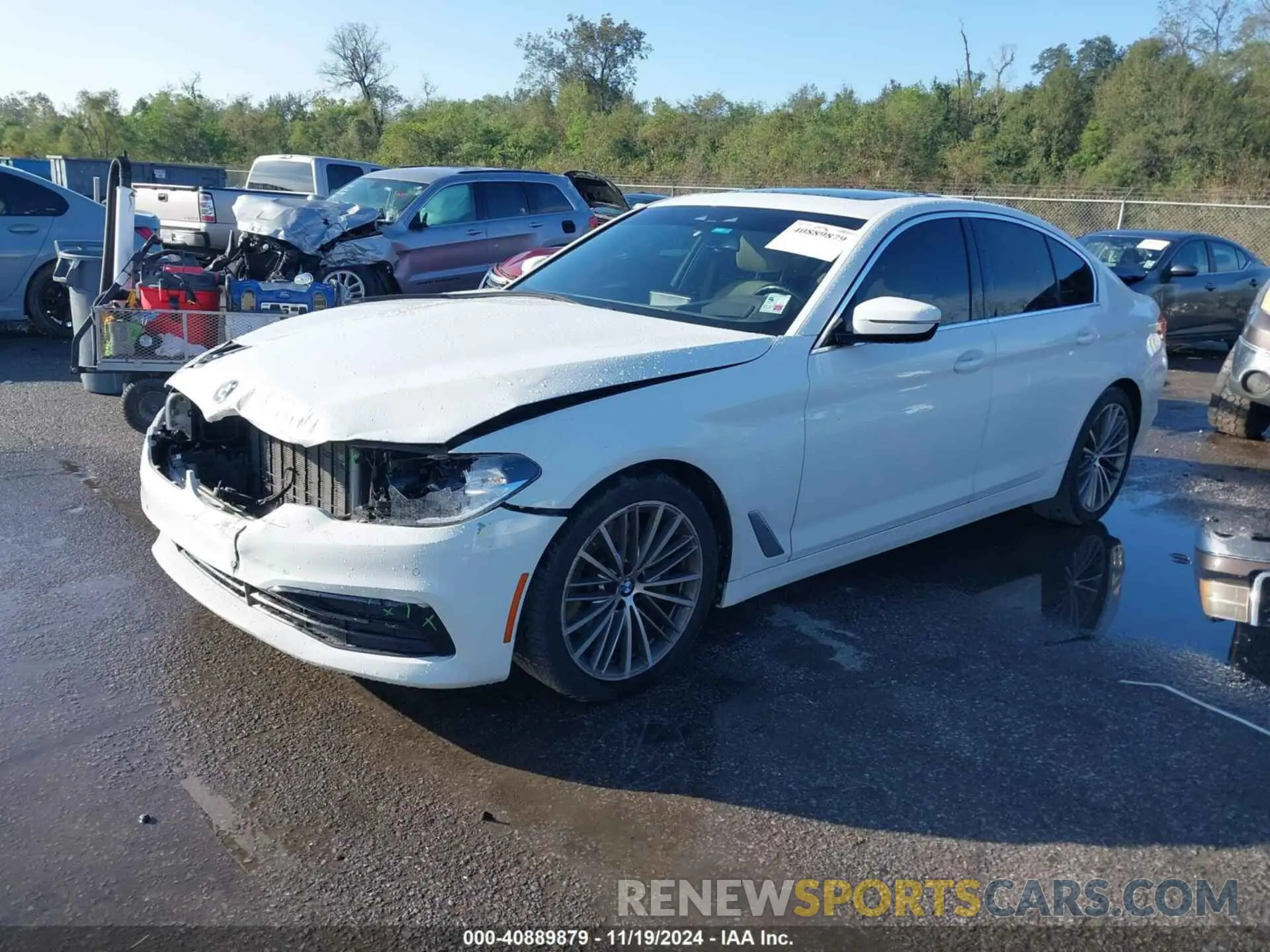 2 Photograph of a damaged car WBAJA5C54KWW38397 BMW 530I 2019