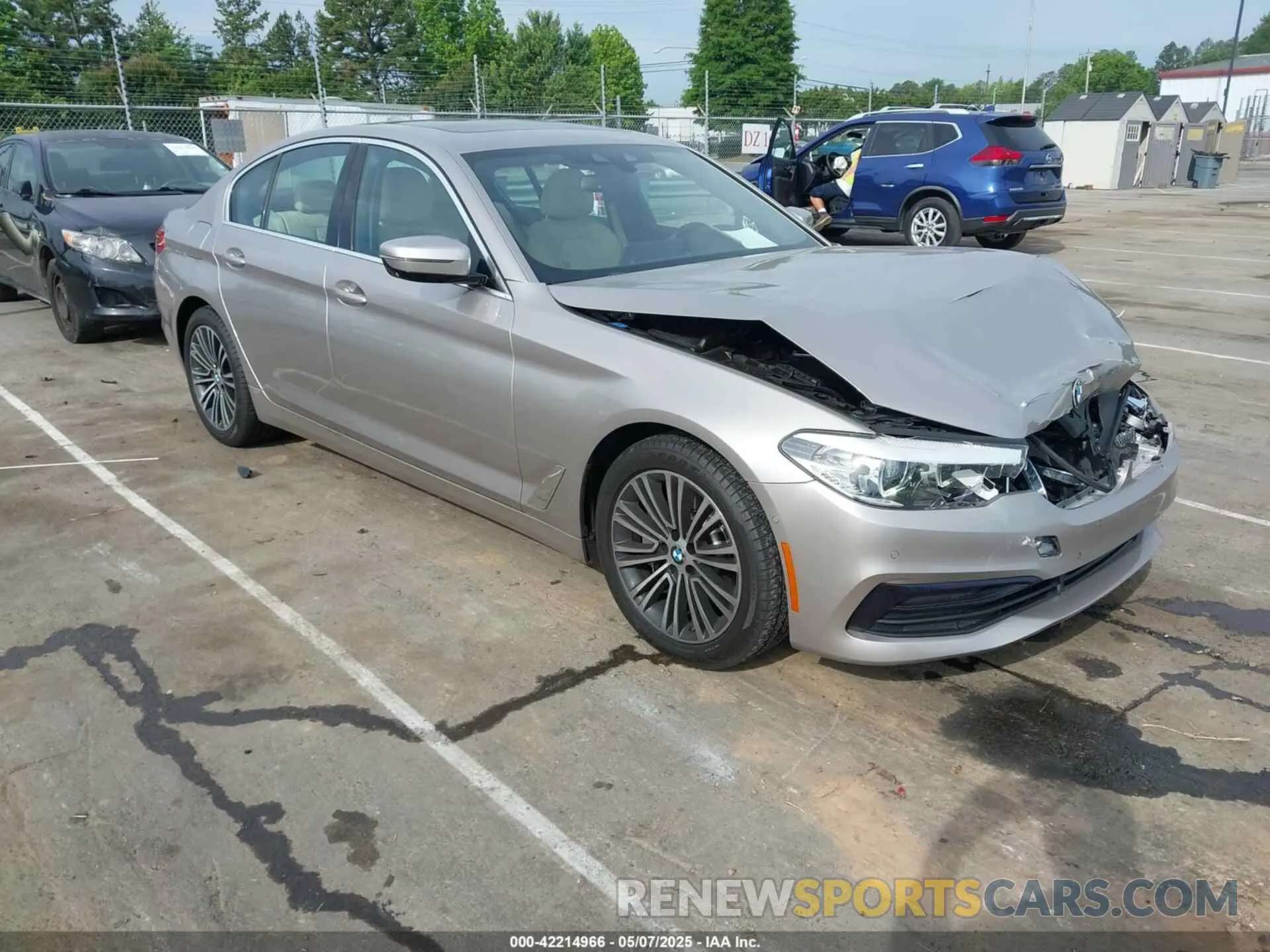 1 Photograph of a damaged car WBAJA5C56KWA58071 BMW 530I 2019