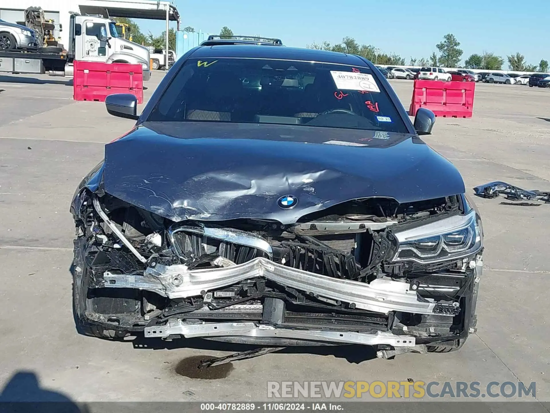 6 Photograph of a damaged car WBAJA5C58KWA57746 BMW 530I 2019