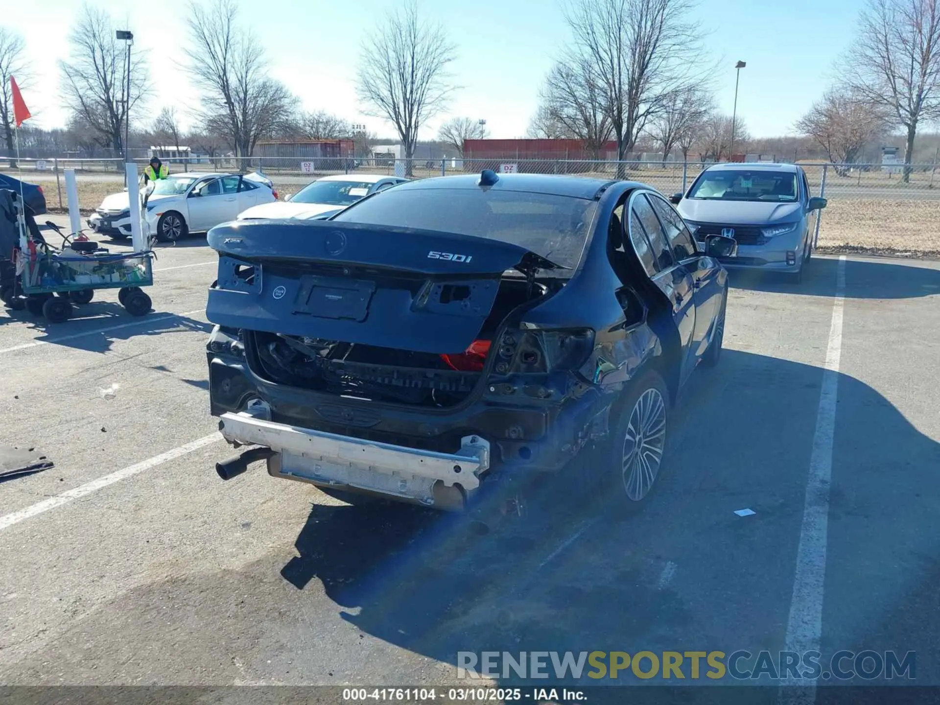 6 Photograph of a damaged car WBAJA7C50KG910787 BMW 530I 2019